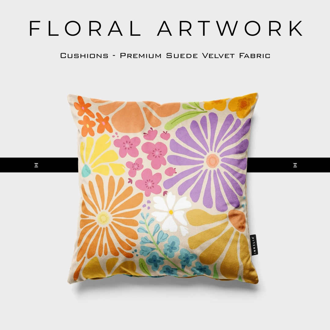 Floral Artwork - Cushions