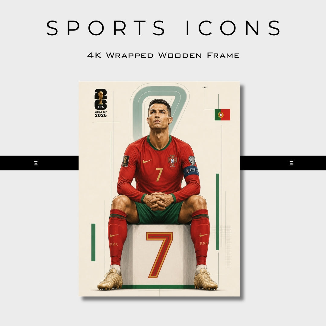 Sports-Wall-Art-Pakistan-Football-Fitness-Icons-IBRELIA IBRELIA