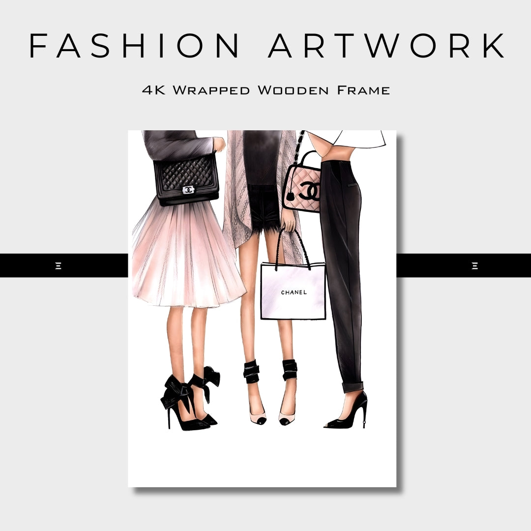 Fashion-Portrait-Wall-Art-Pakistan-Luxury-Frames-IBRELIA IBRELIA
