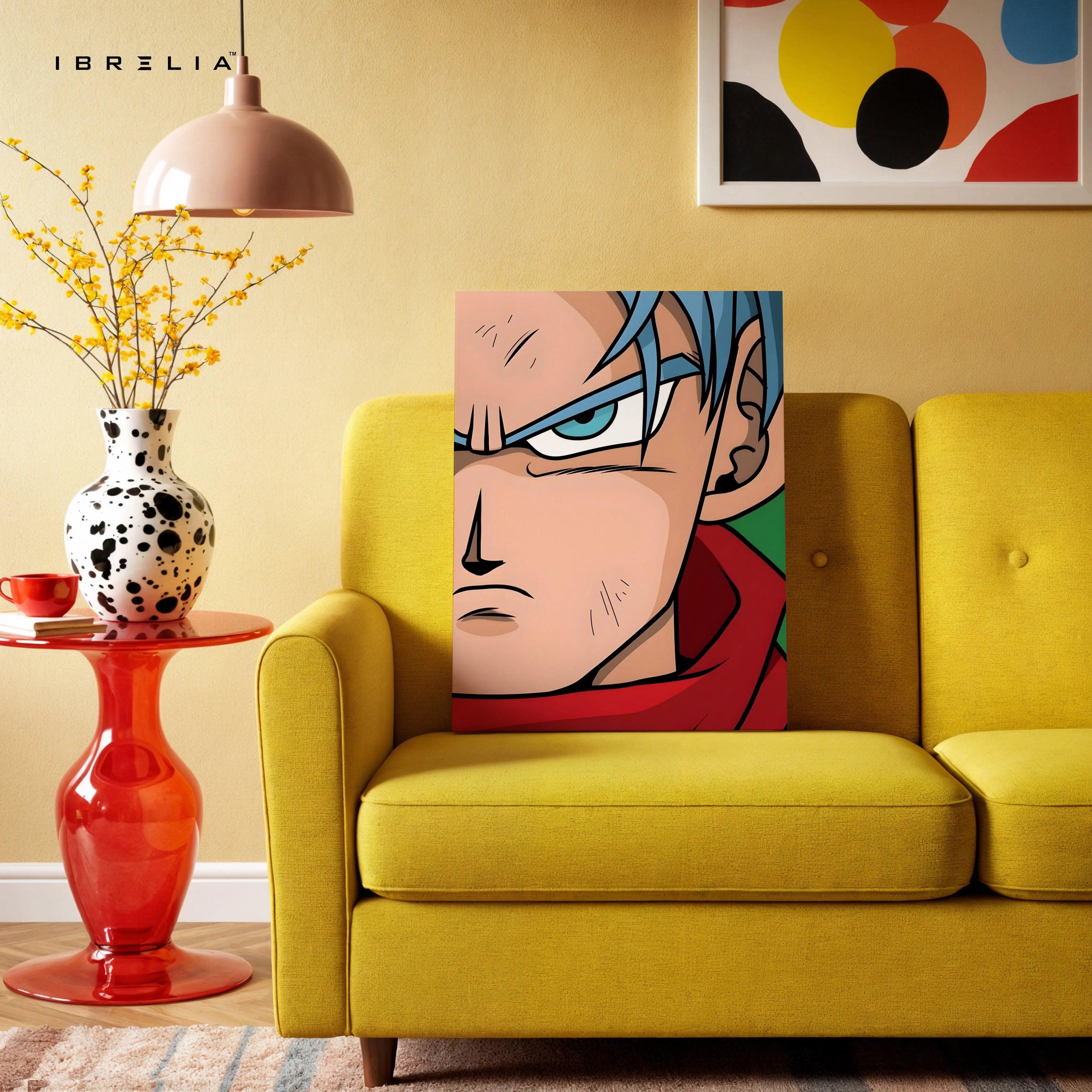 Trunks Anime Wall Art – Dragon Ball Canvas Frame | Future Trunks Poster Pakistan | IBRELIA™ IBRELIA