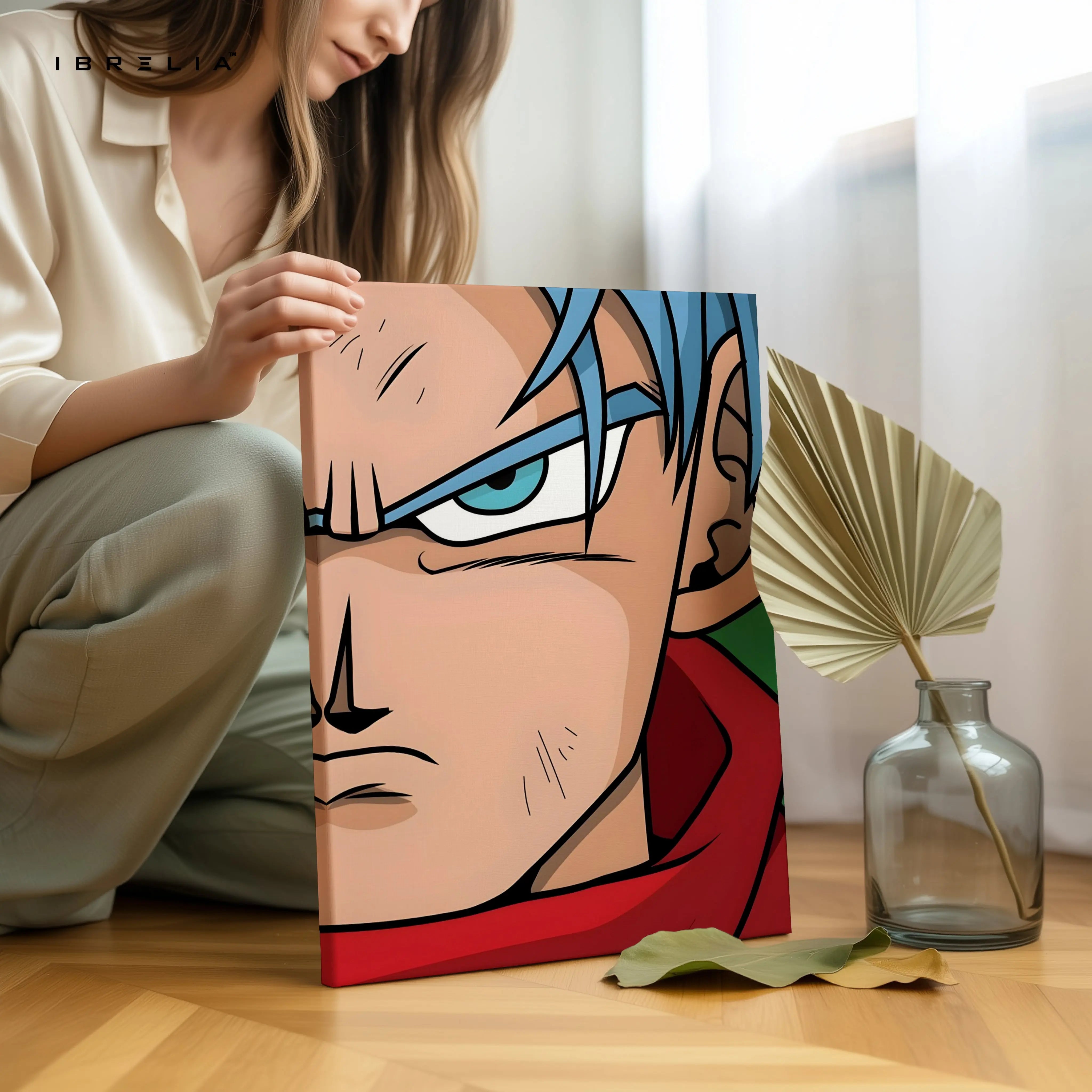 Trunks Anime Wall Art – Dragon Ball Canvas Frame | Future Trunks Poster Pakistan | IBRELIA™ IBRELIA