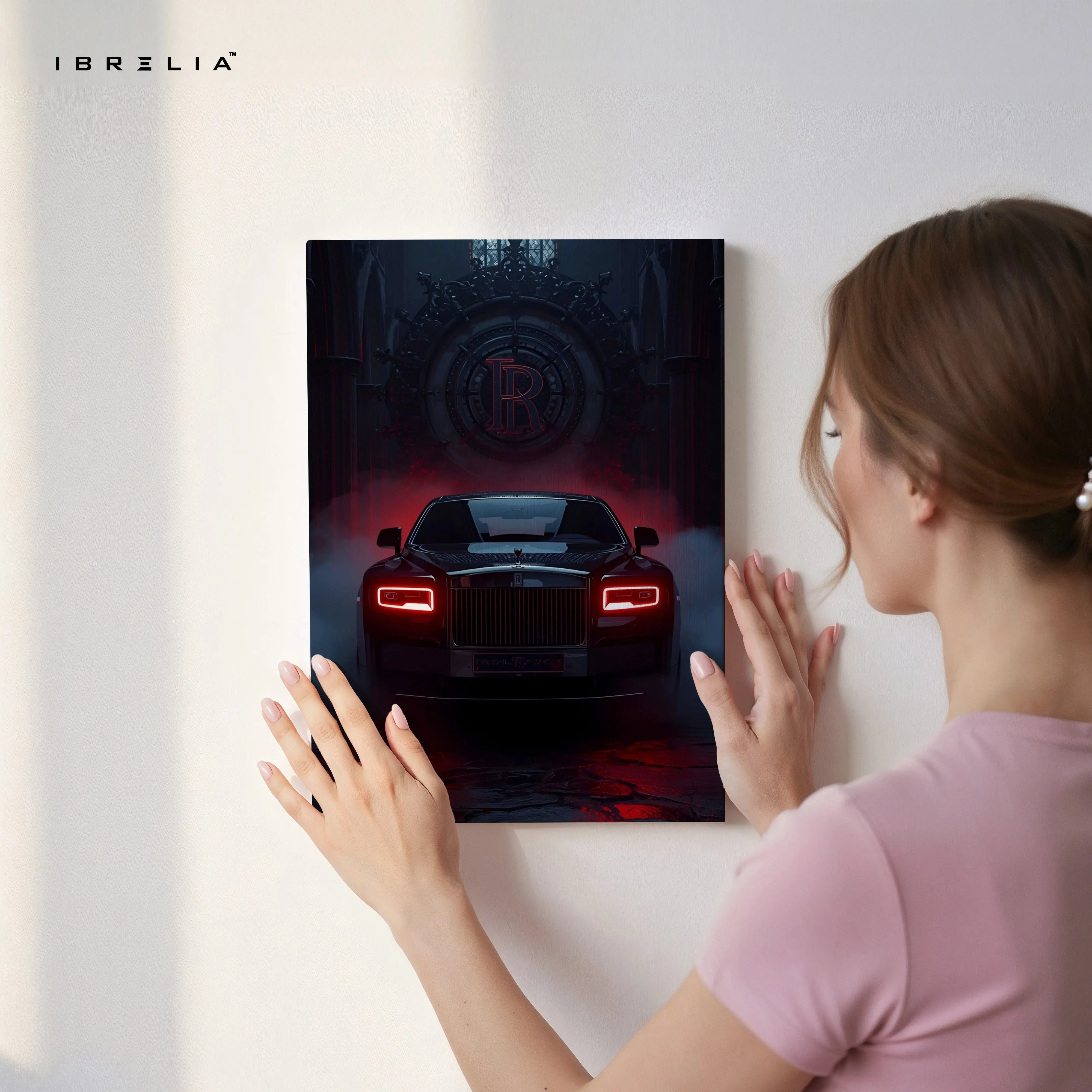 Rolls-Royce Phantom Dark Royale – 4K Ultra Wrap Frame Luxury Wall Art | IBRELIA™ IBRELIA