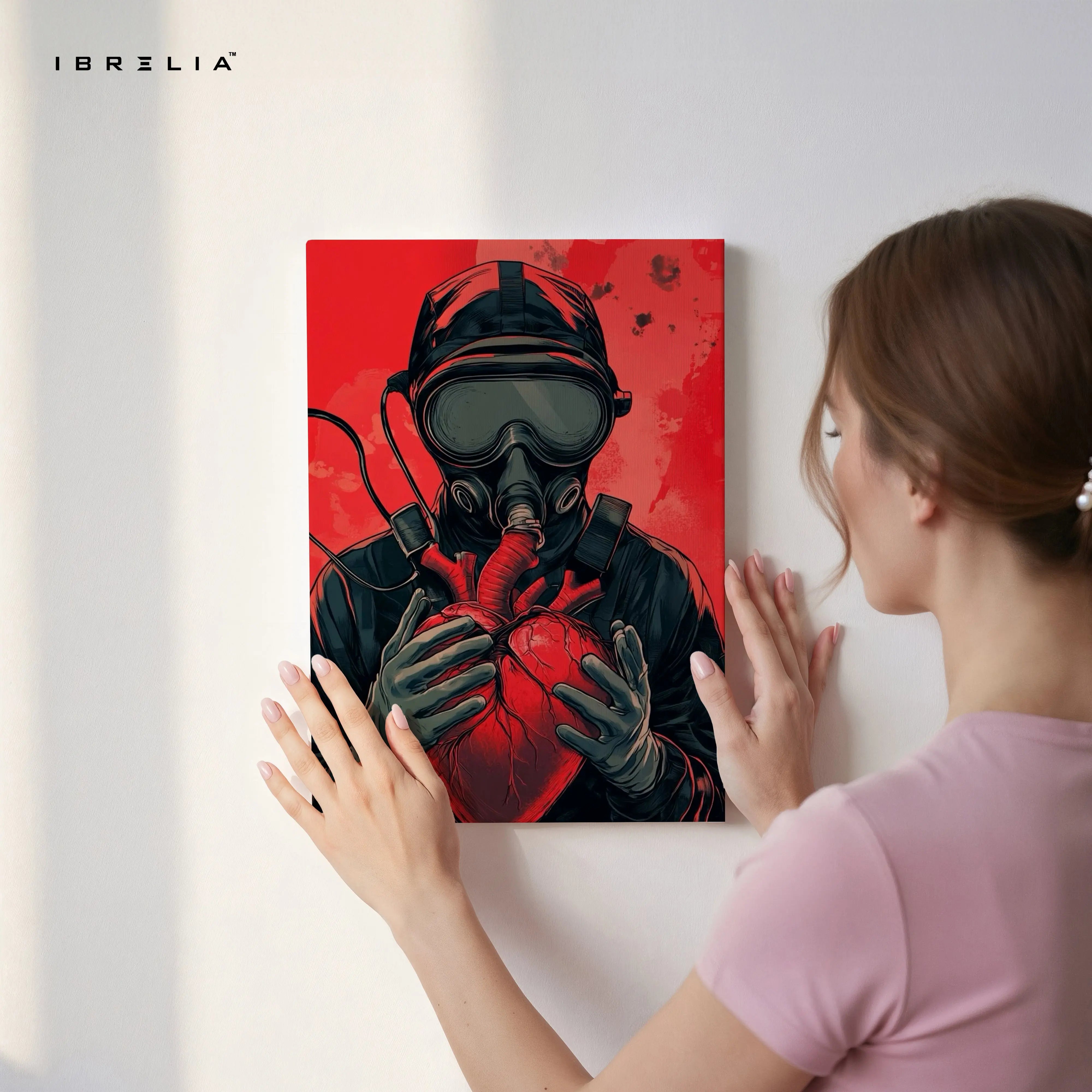 Toxic Love Heart Art – 4K Ultra Wrap Frame Wall Art in Pakistan | IBRELIA™ IBRELIA