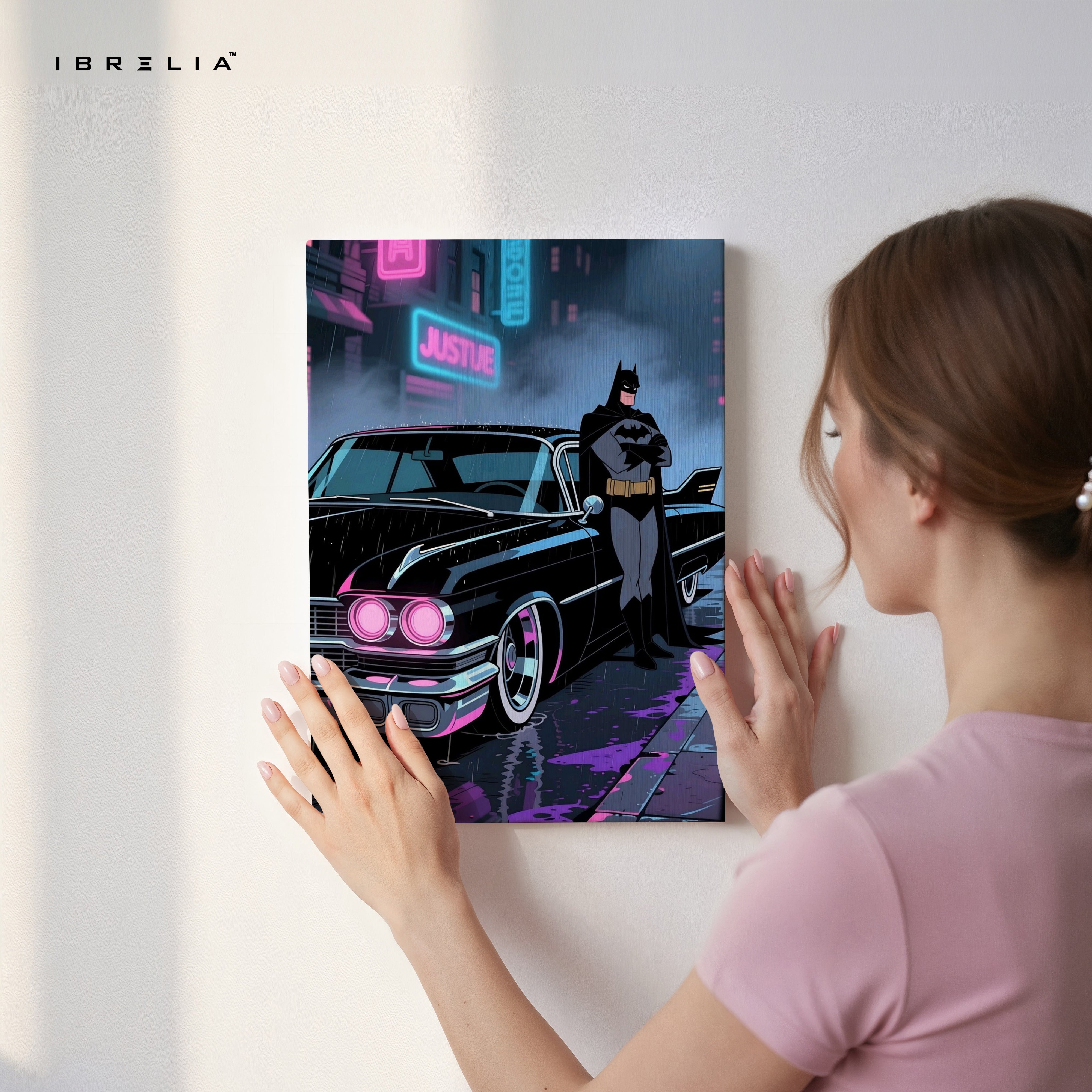 Batman Justice Night Art – 4K Ultra Wrap Frame Wall Art in Pakistan | IBRELIA™