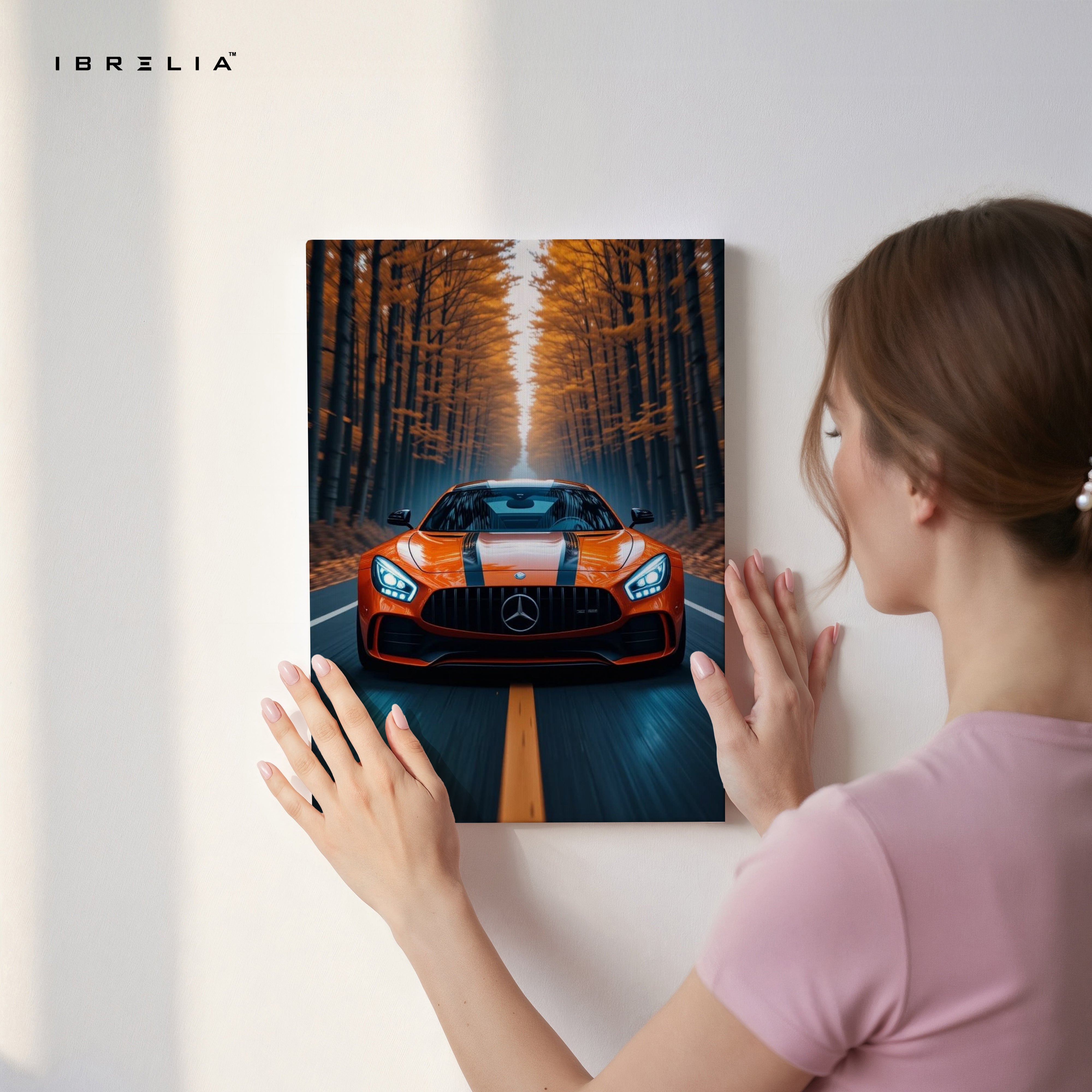 Mercedes AMG GT Power Reflection – 4K Ultra Wrap Frame Wall Art in Pakistan | IBRELIA™ (Copy)