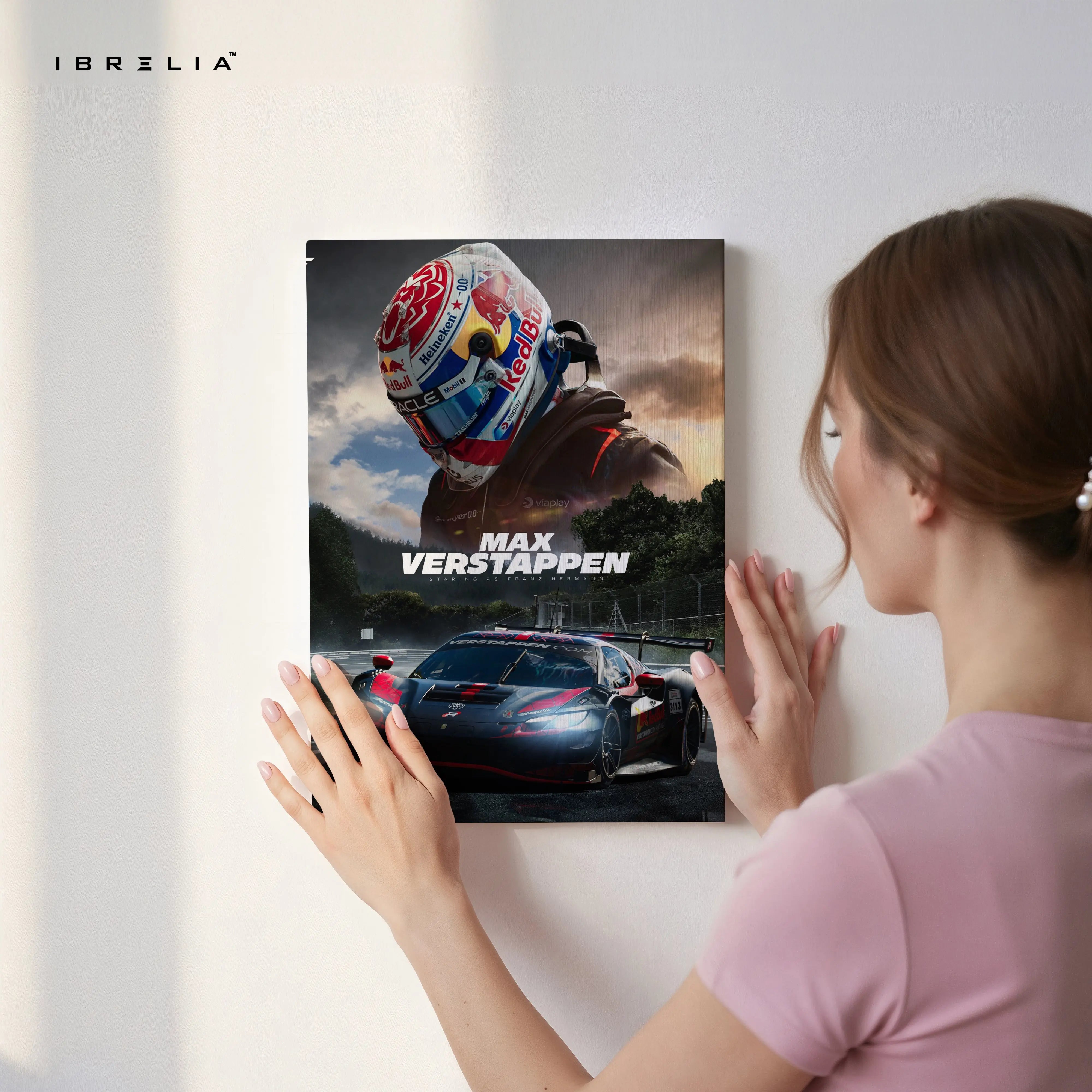 Max Verstappen Champion Drive – Formula 1 Motorsport Wall Art | 4K Ultra Wrap Frame Wall Art in Pakistan | IBRELIA™ IBRELIA