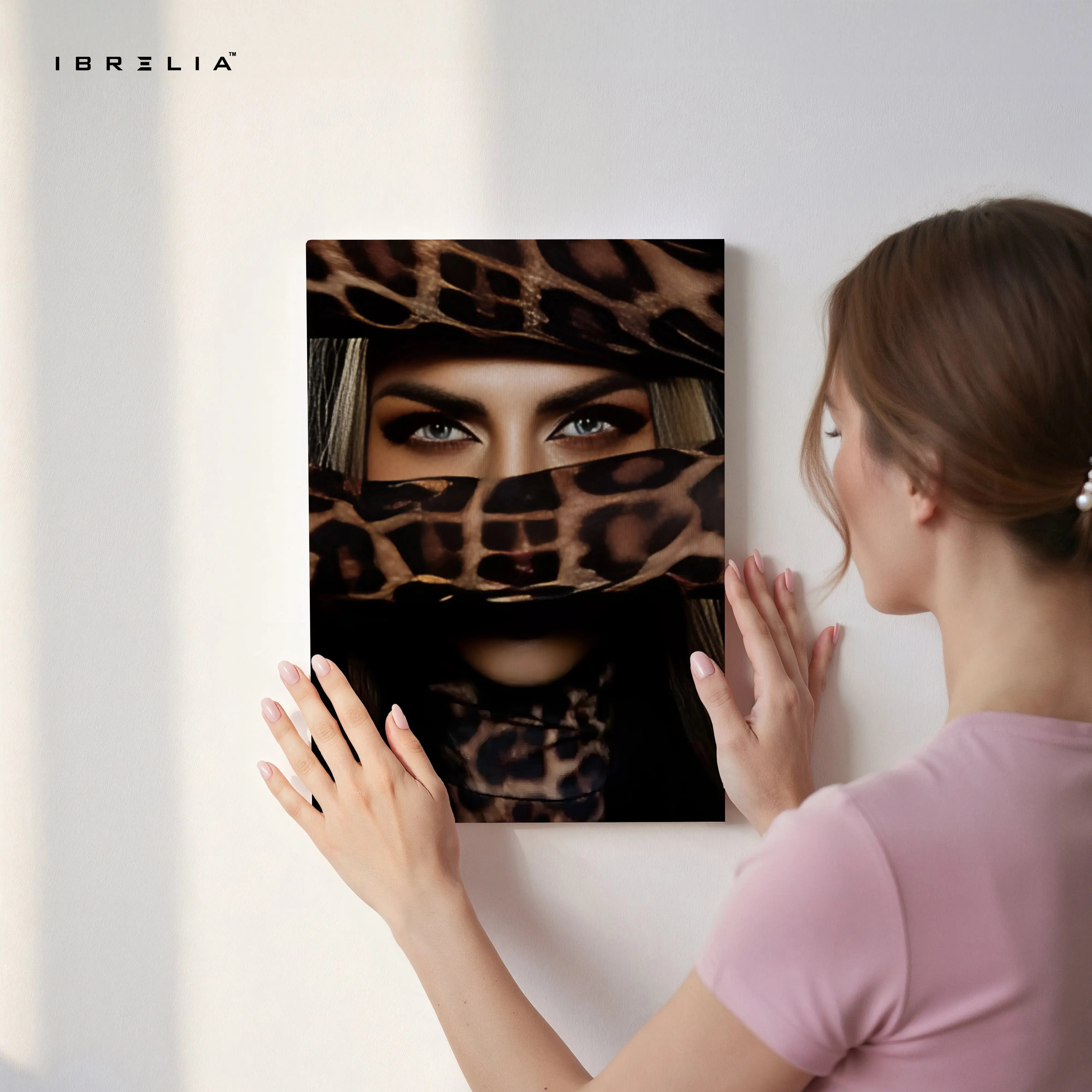 Veiled Leopard Queen Art – 4K Ultra Wrap Frame Wall Art in Pakistan | IBRELIA™ IBRELIA