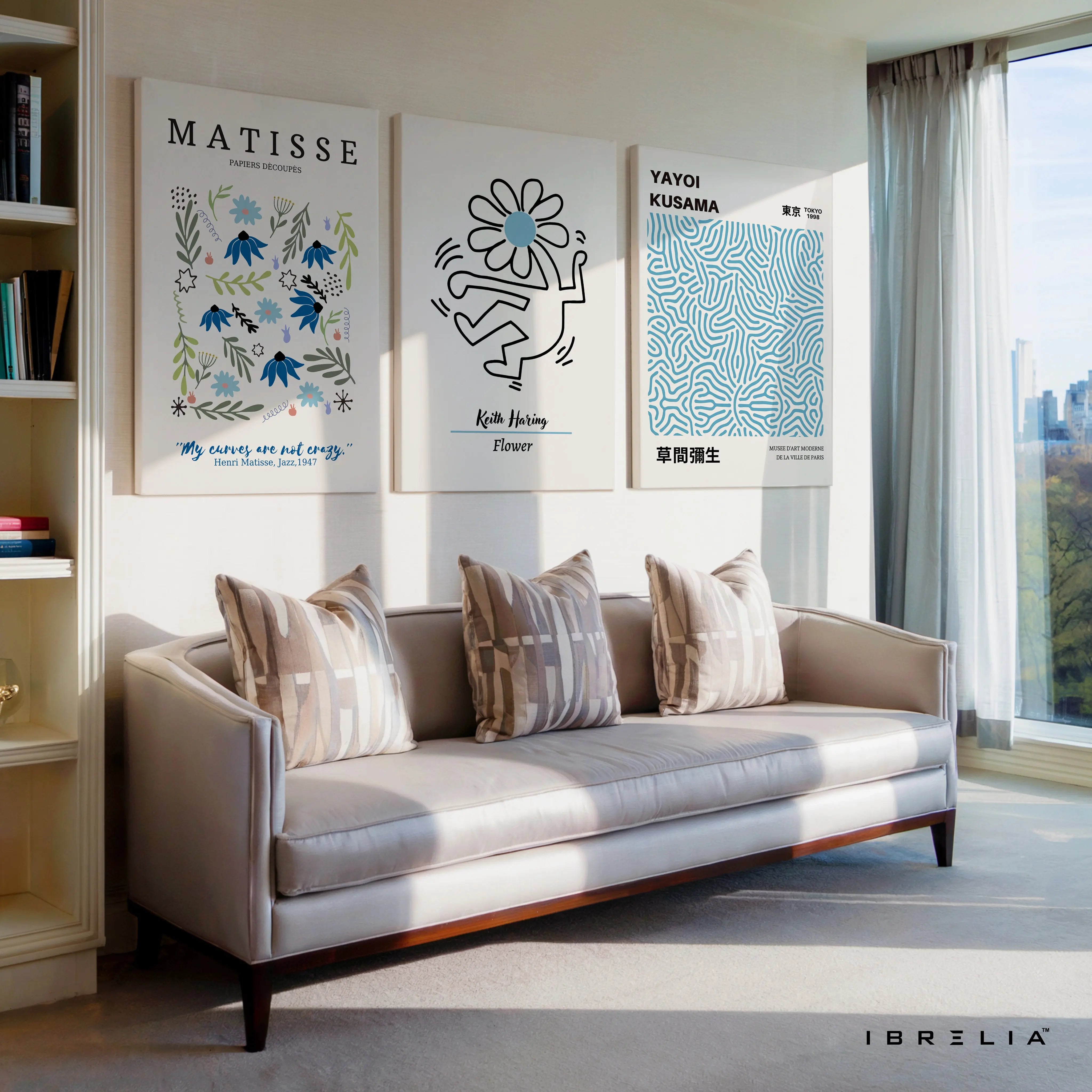 Modern Art Masters Floral Collection 3 Panel 4K Ultra HD Wall Art in Pakistan | IBRELIA™ IBRELIA