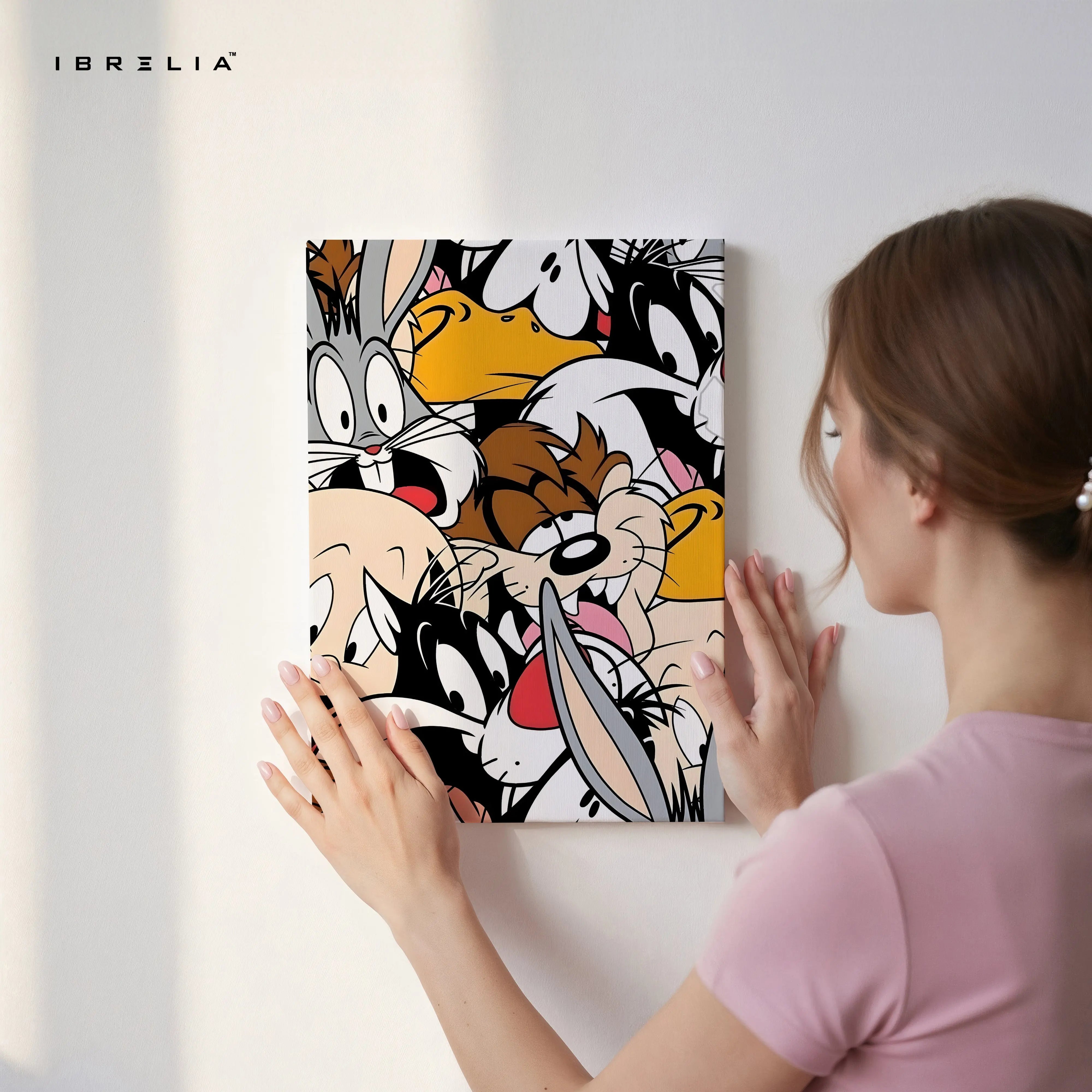 Classic Cartoon Chaos Collage – 4K Ultra Wrap Frame Wall Art in Pakistan | IBRELIA™ IBRELIA