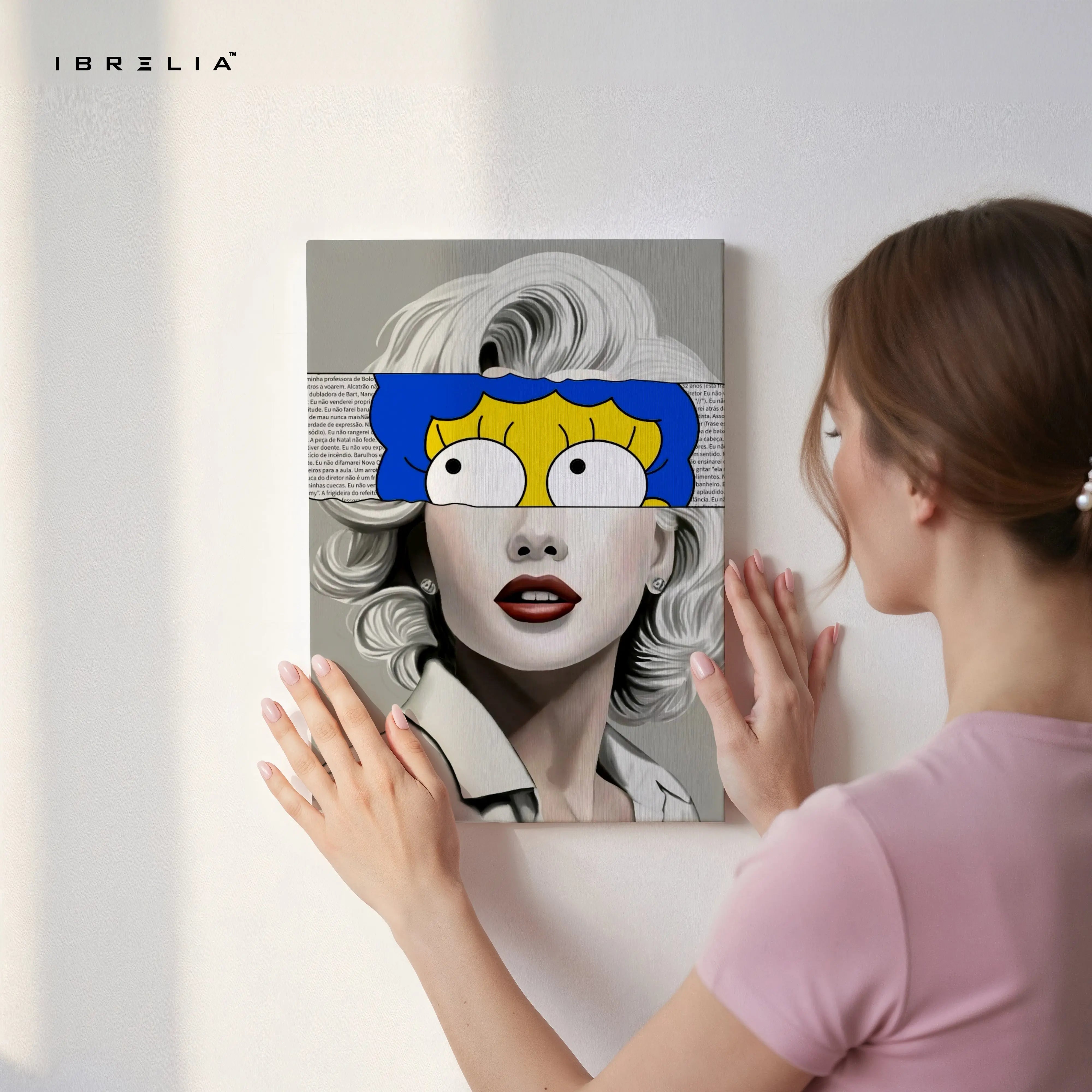 Pop Art Vintage Portrait Fusion – 4K Ultra Wrap Frame Wall Art in Pakistan | IBRELIA™ IBRELIA