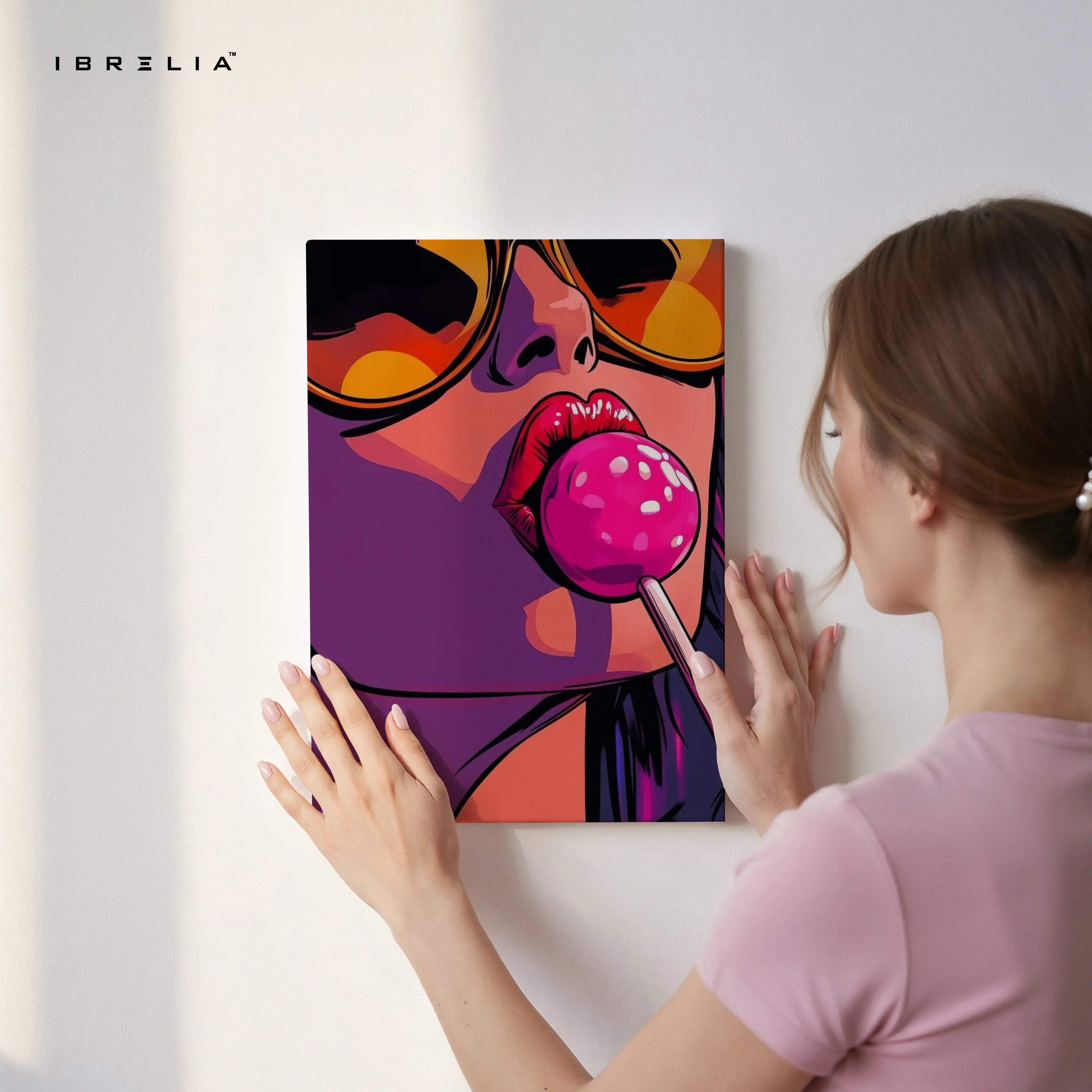Pop Candy Rebel Art – 4K Ultra Wrap Frame Wall Art in Pakistan | IBRELIA™ IBRELIA