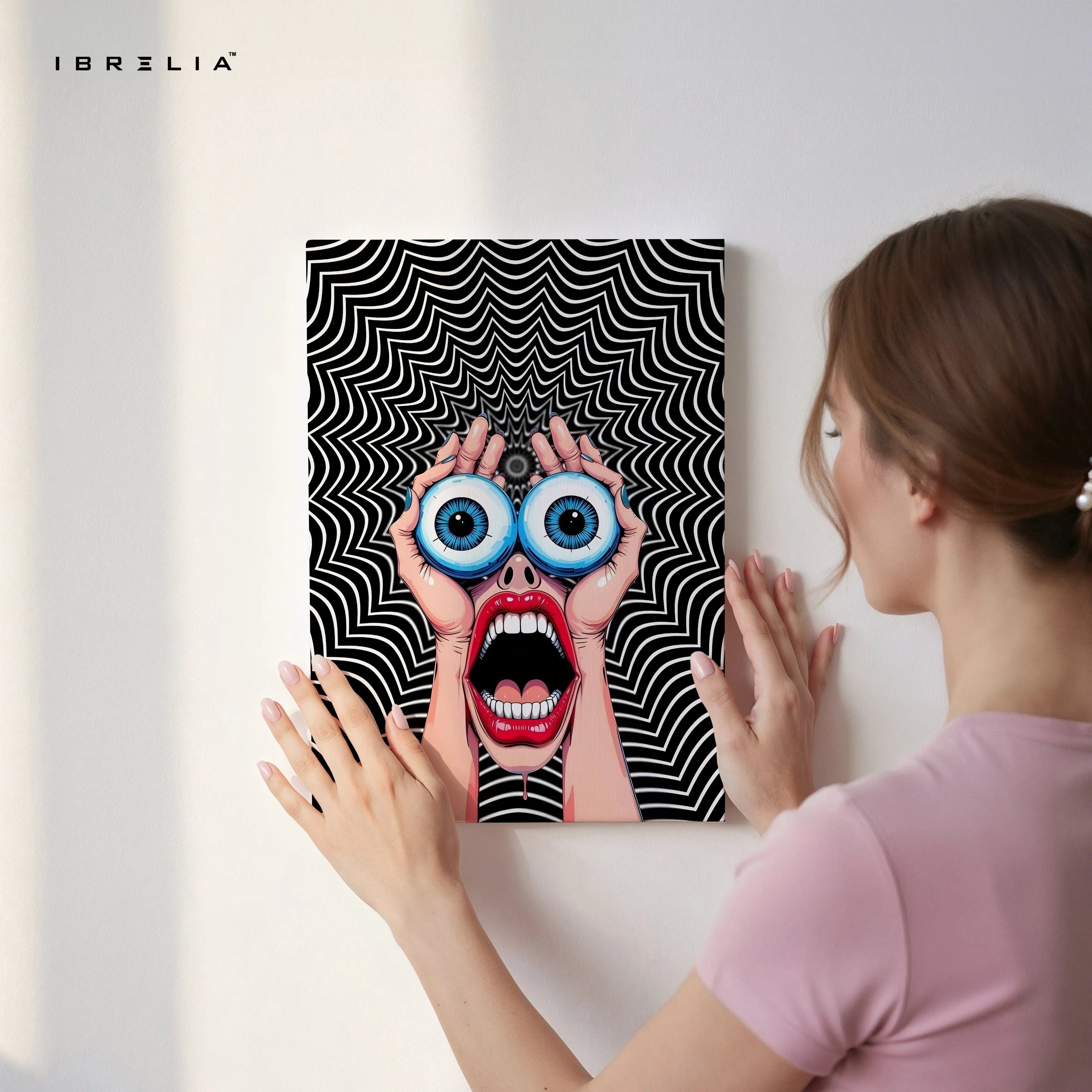 Surreal Shock Vision Art – 4K Ultra Wrap Frame Wall Art in Pakistan | IBRELIA™ IBRELIA