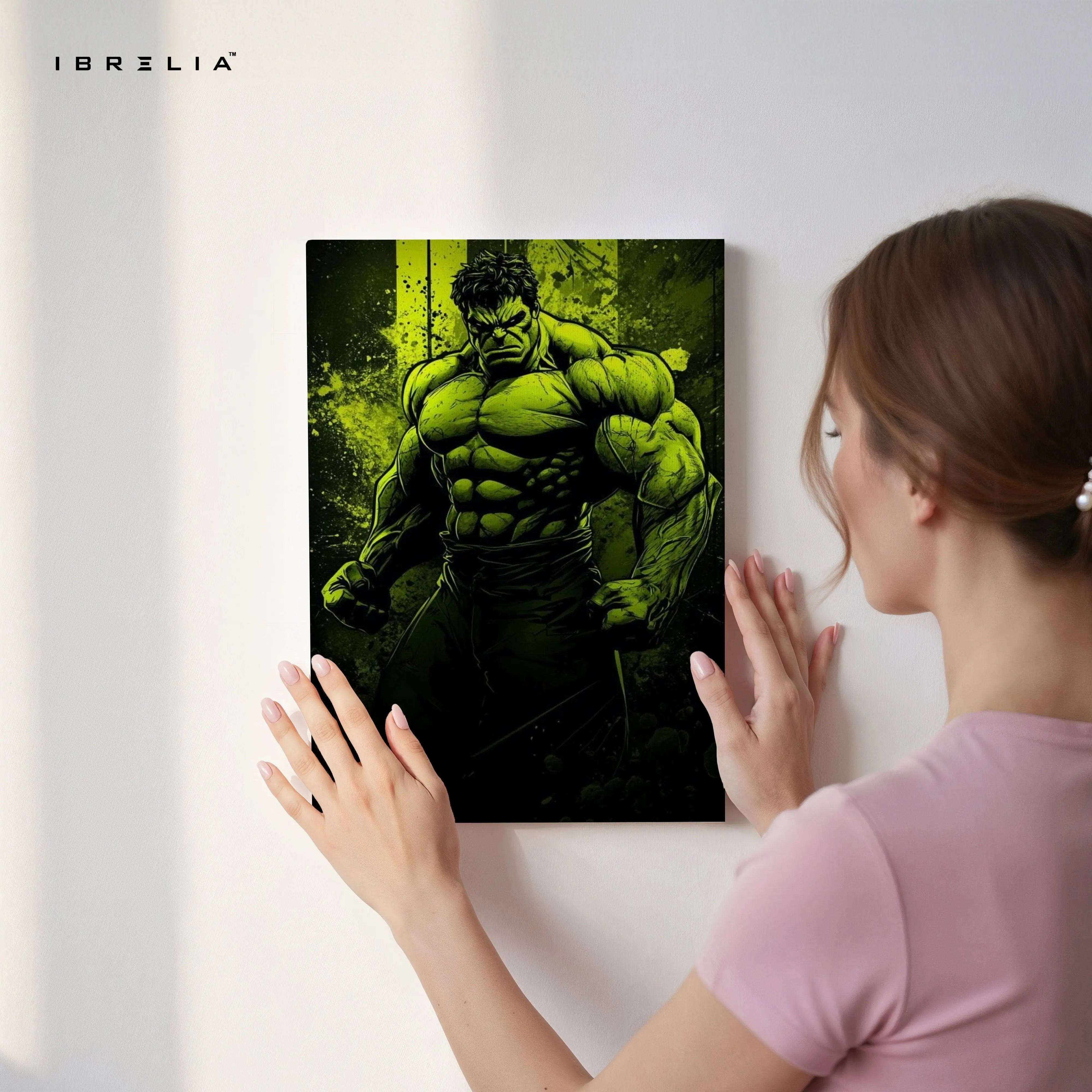 Hulk Rage Power Art – 4K Ultra Wrap Frame Wall Art in Pakistan | IBRELIA™ IBRELIA