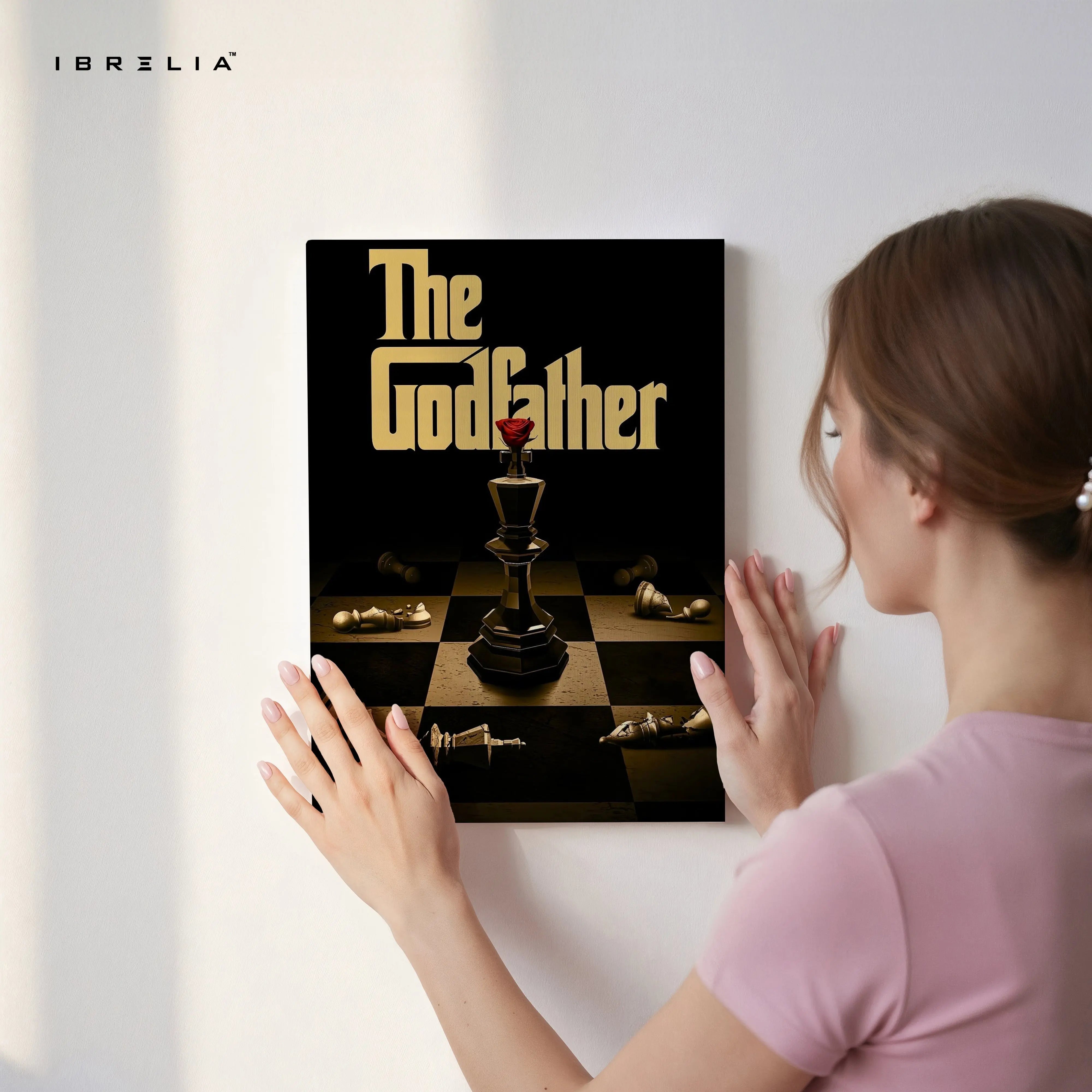The Godfather Chess Power Art – 4K Ultra Wrap Frame Wall Art in Pakistan | IBRELIA™ IBRELIA