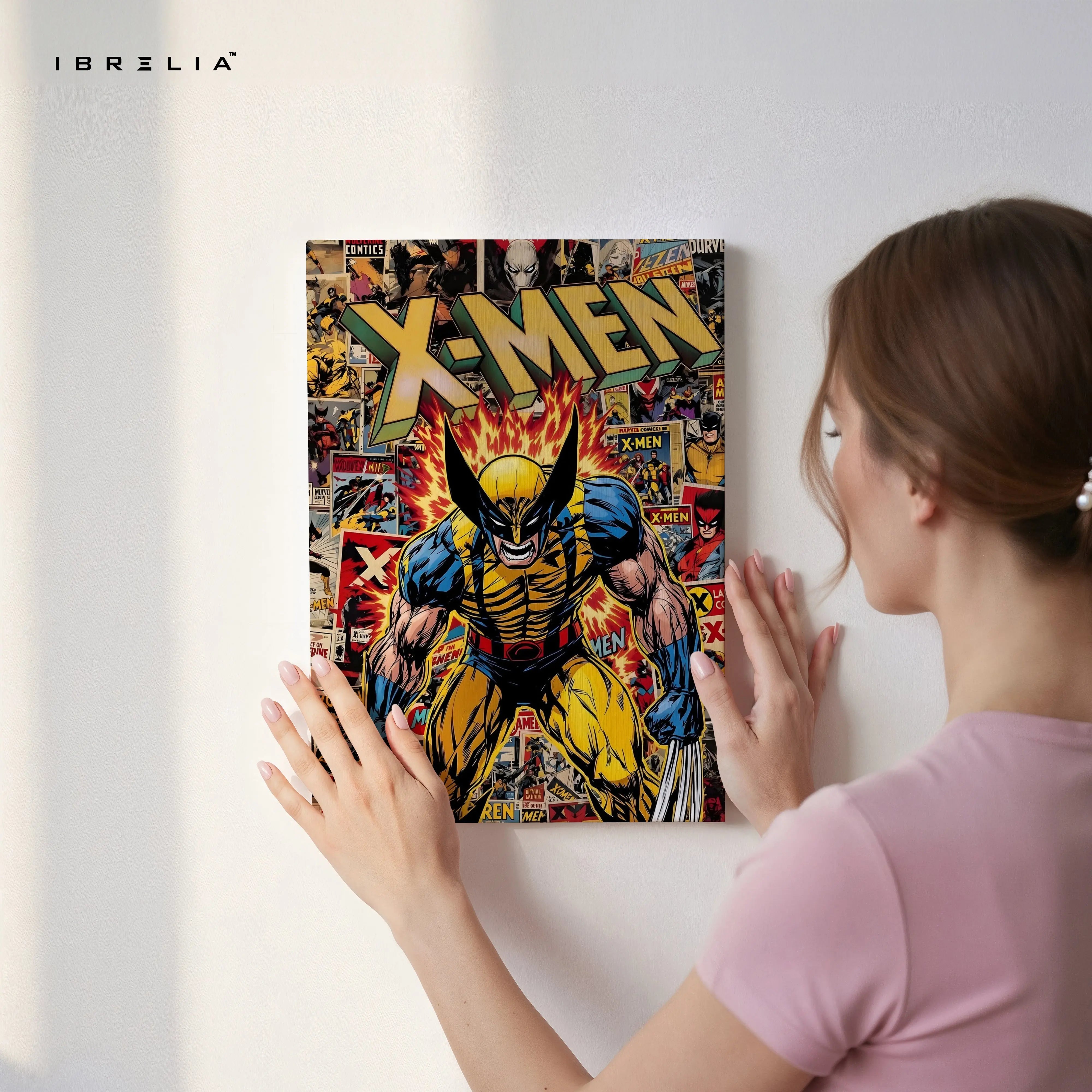 X-Men Wolverine Comic Art – 4K Ultra Wrap Frame Wall Art in Pakistan | IBRELIA™ IBRELIA