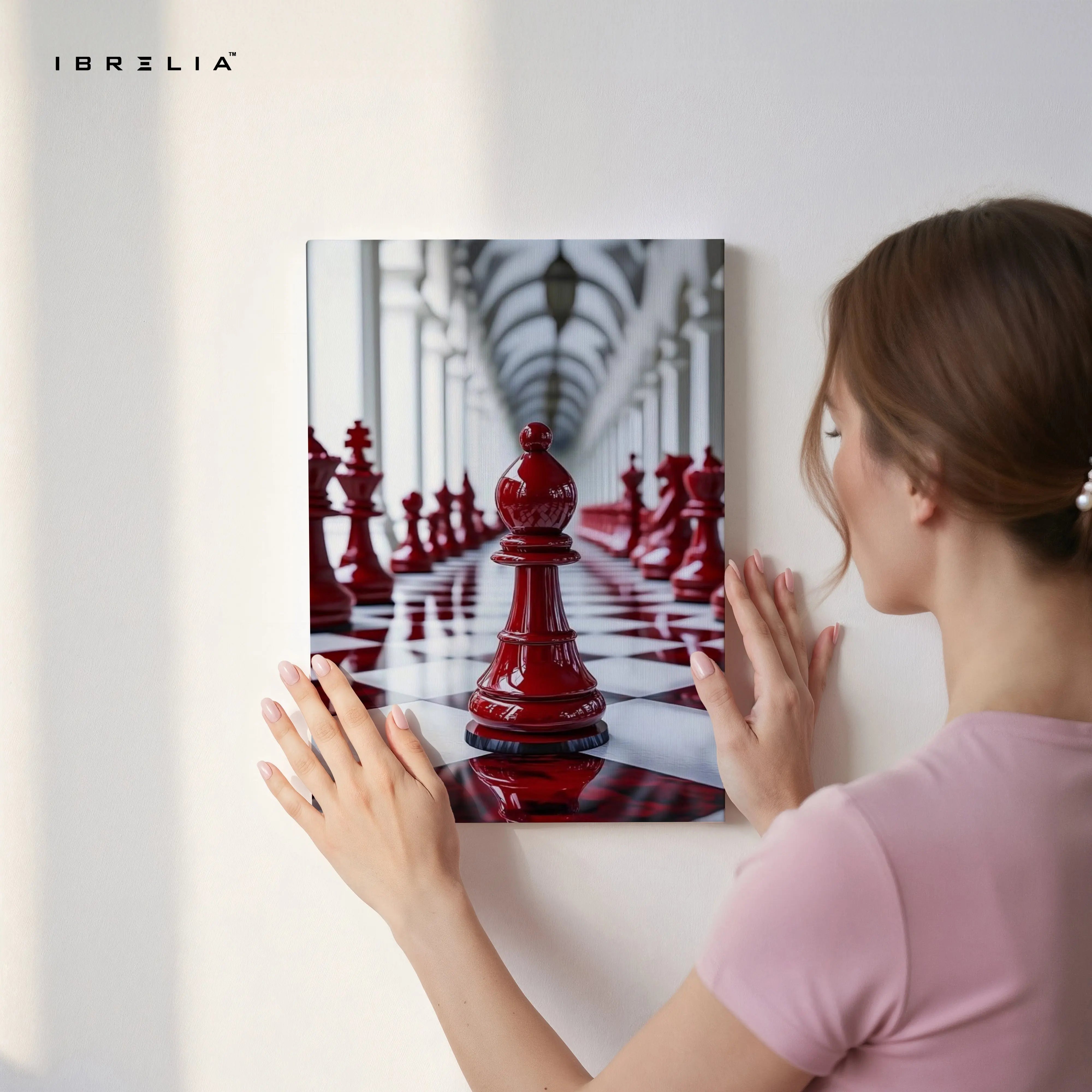 Red Queen Strategy Art – 4K Ultra Wrap Frame Wall Art in Pakistan | IBRELIA™ IBRELIA