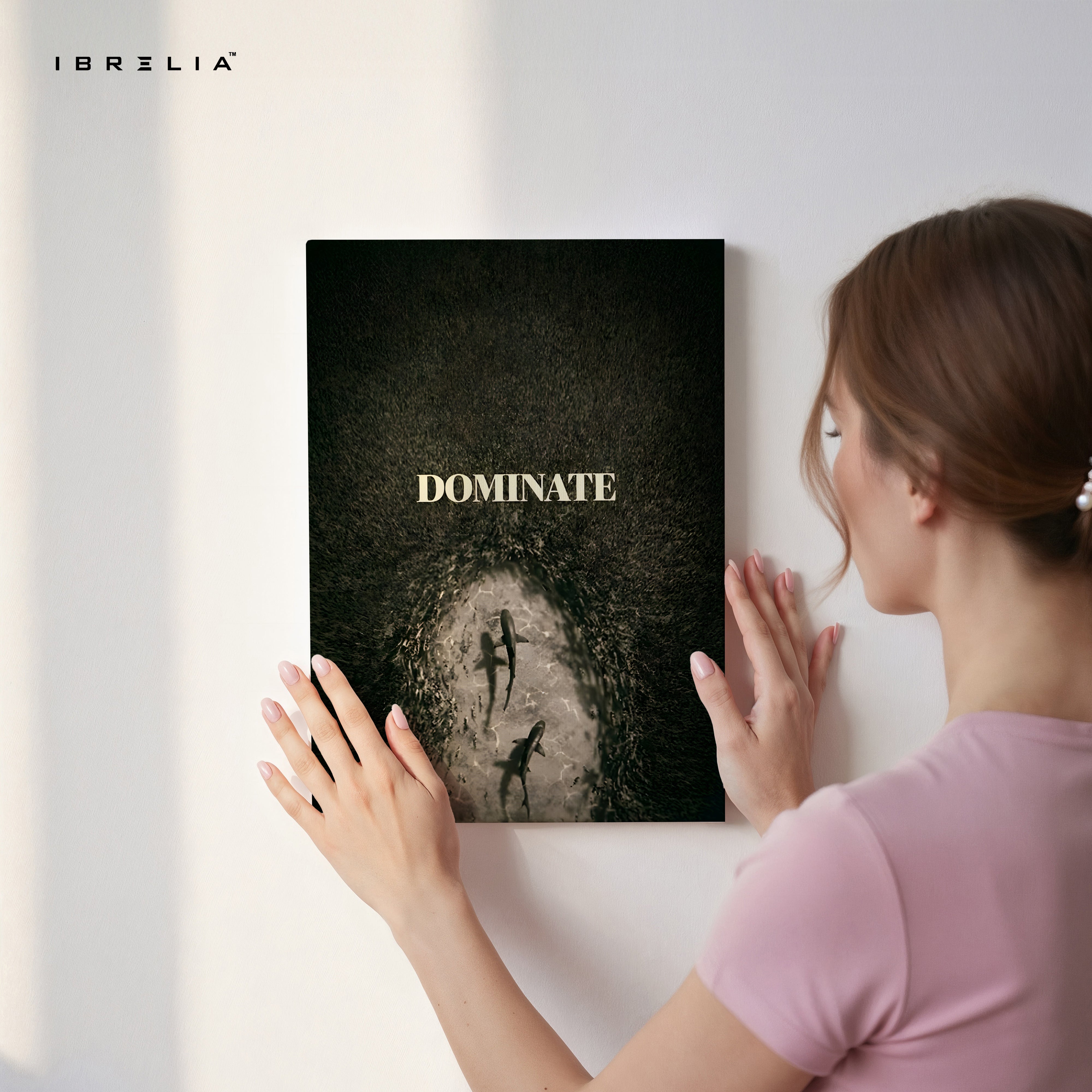 DOMINATE Mindset Art – 4K Ultra Wrap Frame Wall Art in Pakistan | IBRELIA™