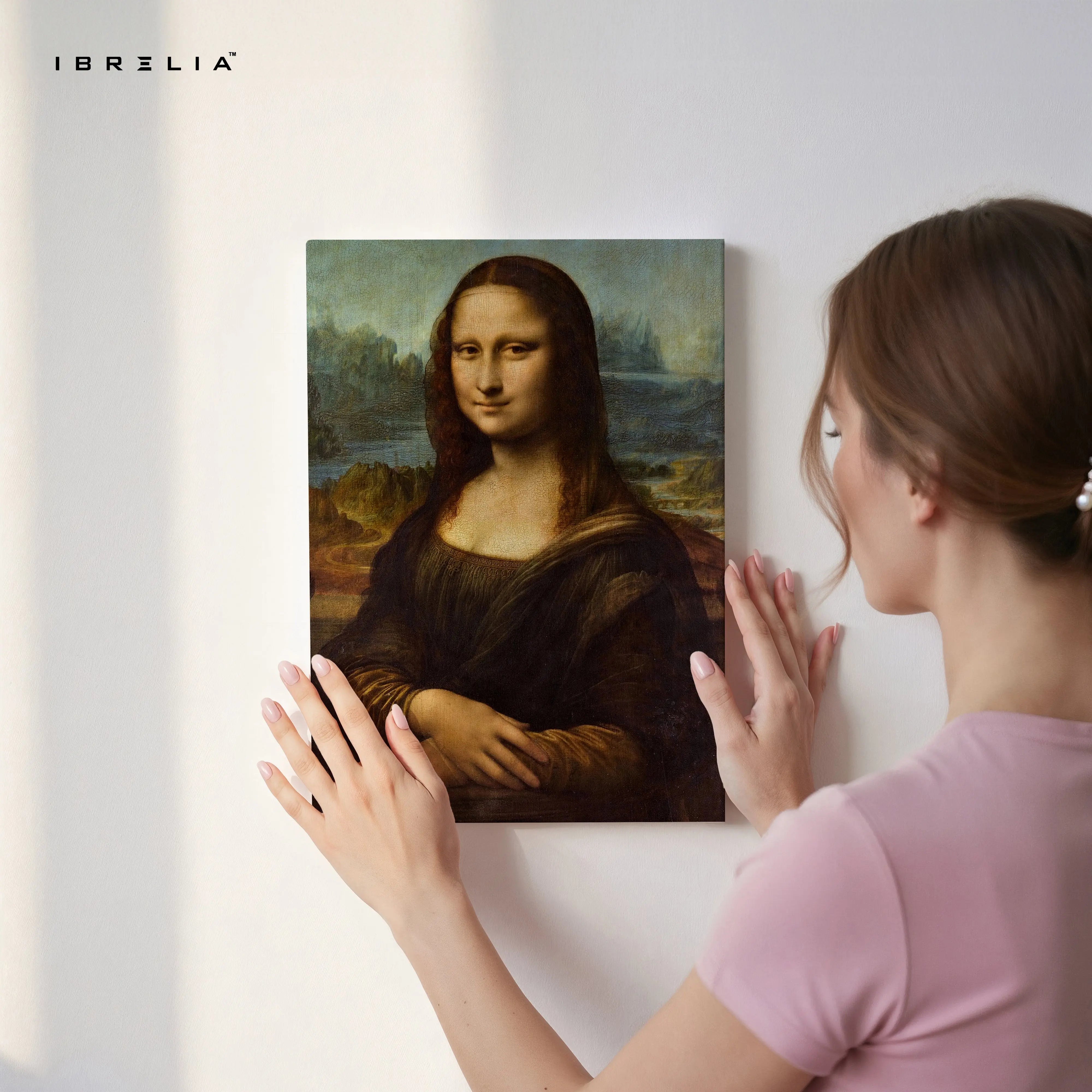 Mona Lisa Renaissance Noir Art – Timeless Classic Wall Art | 4K Ultra Wrap Frame Wall Art in Pakistan | IBRELIA™ IBRELIA