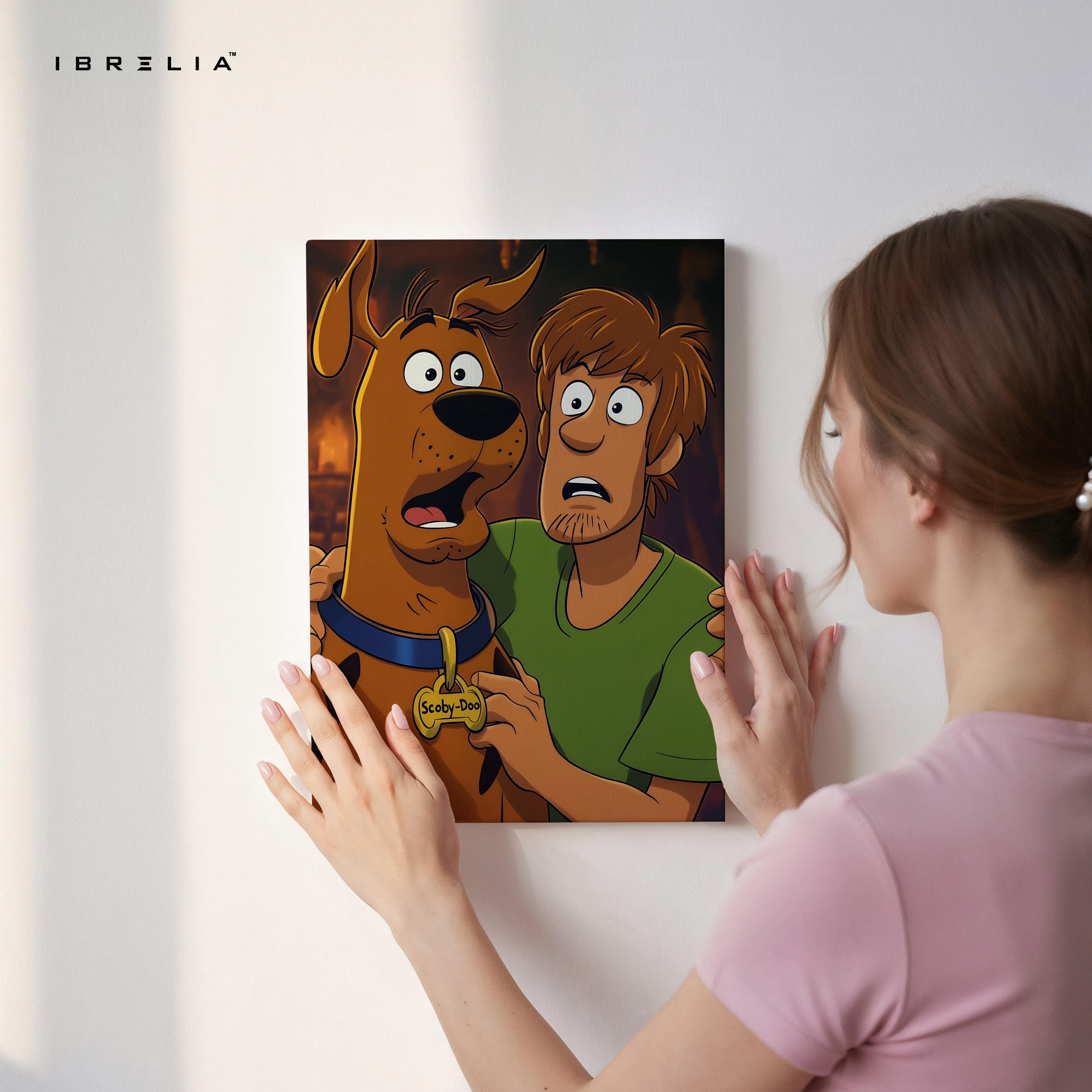 Mystery Duo Classic Cartoon Art – Iconic Animated Friendship Wall Art | 4K Ultra Wrap Frame Wall Art in Pakistan | IBRELIA™