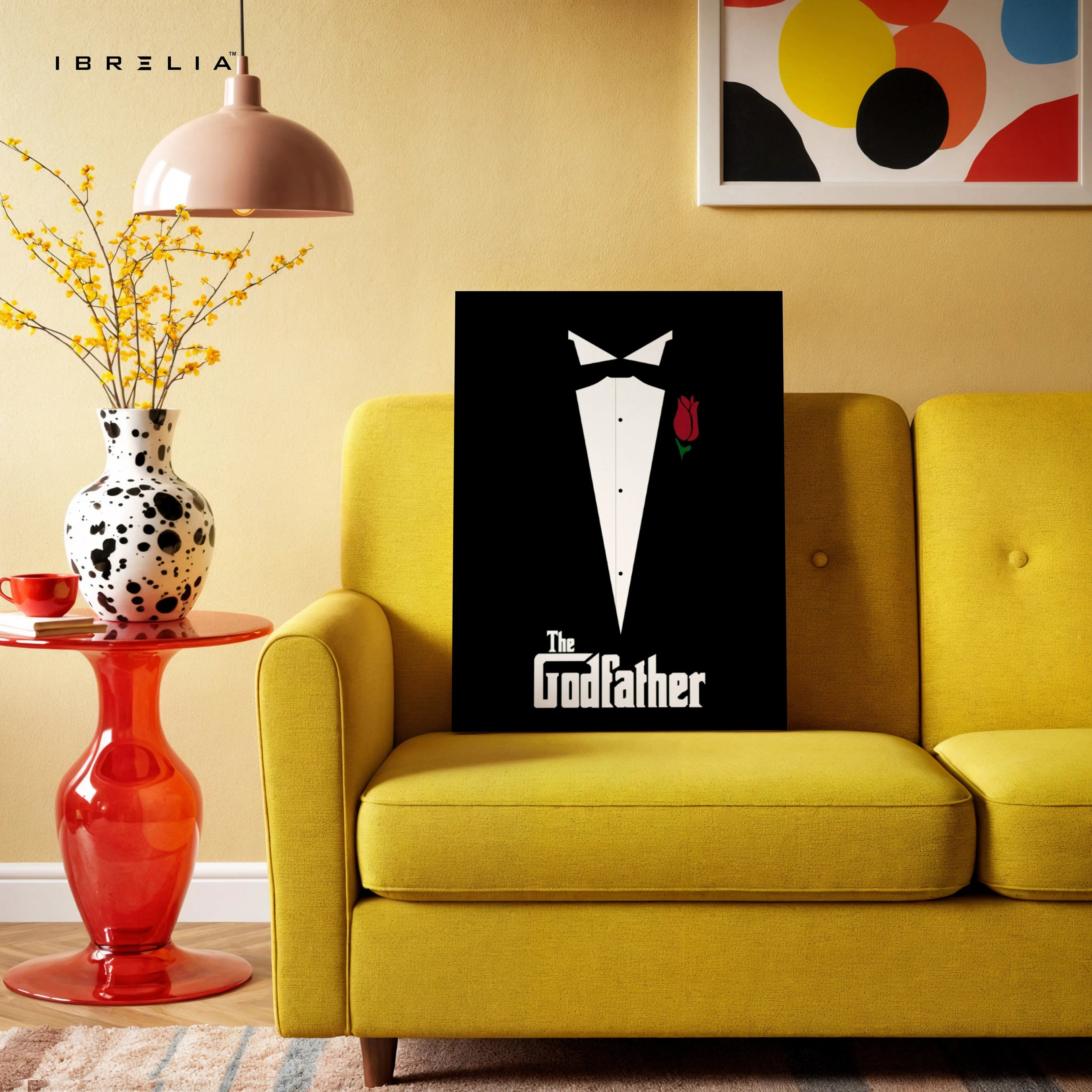 The Godfather Minimal Tuxedo Art – 4K Ultra Wrap Frame Wall Art in Pakistan | IBRELIA™ IBRELIA