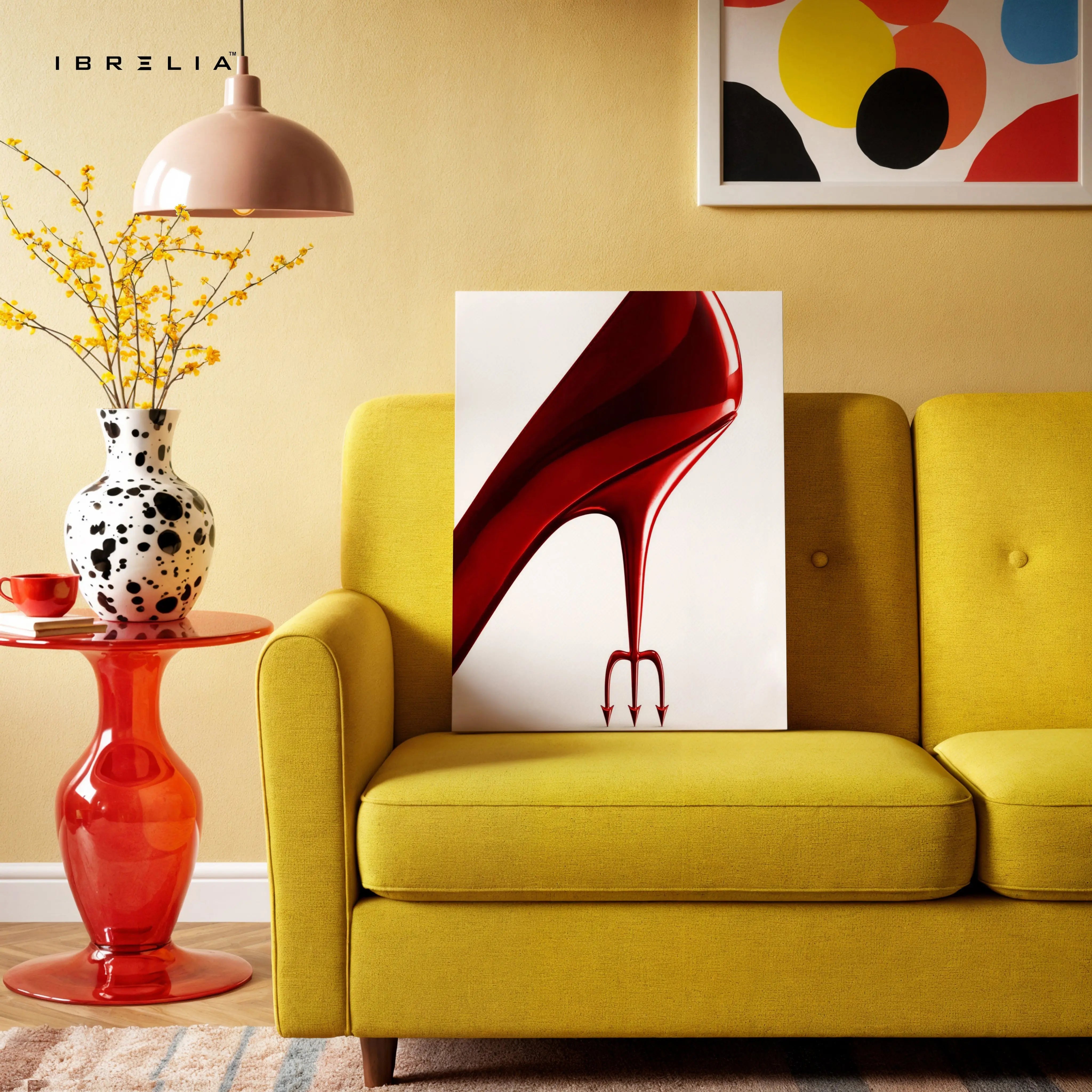 Devil Heel Desire Art – 4K Ultra Wrap Frame Wall Art in Pakistan | IBRELIA™ IBRELIA