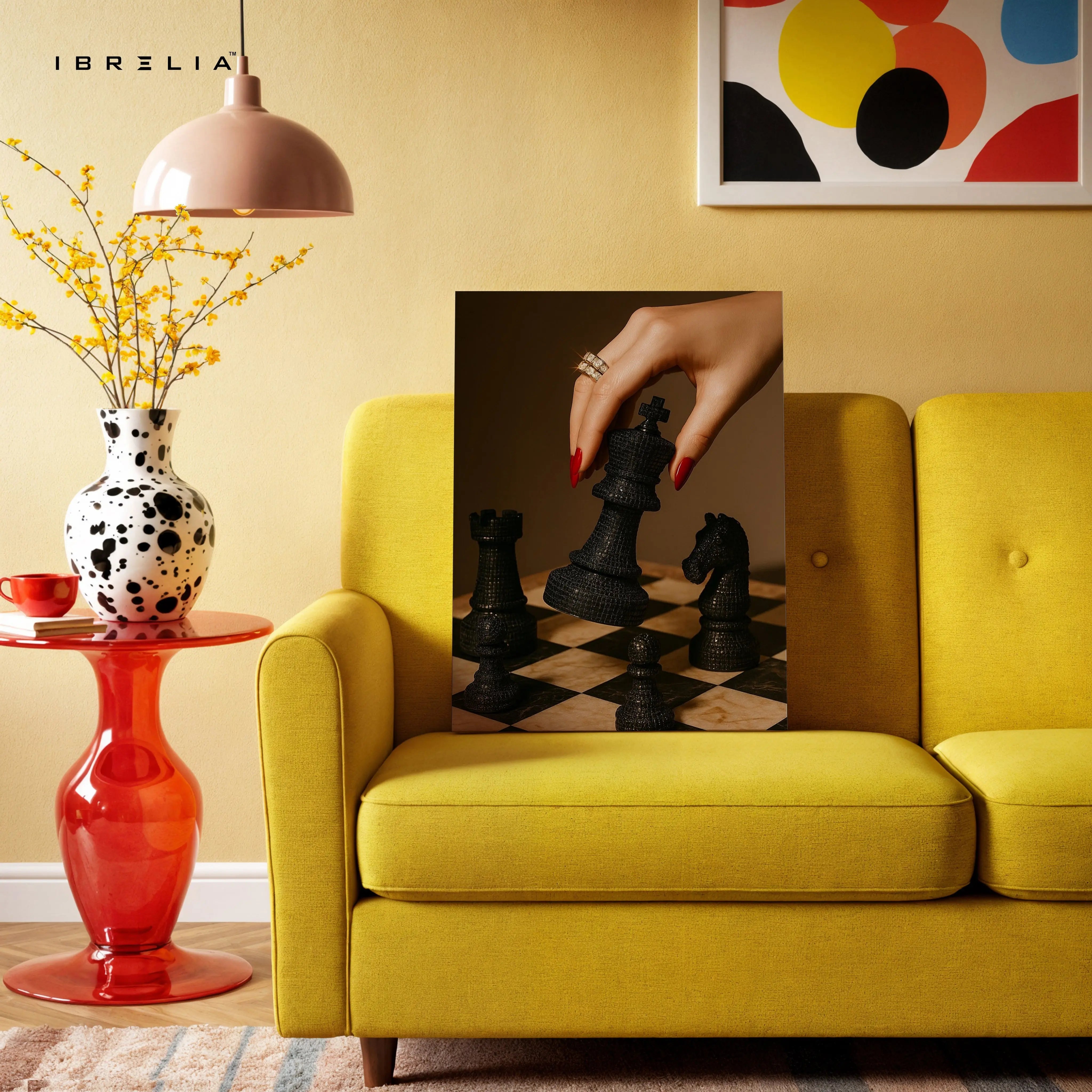 Queen’s Move Strategy Art – 4K Ultra Wrap Frame Wall Art in Pakistan | IBRELIA™ IBRELIA