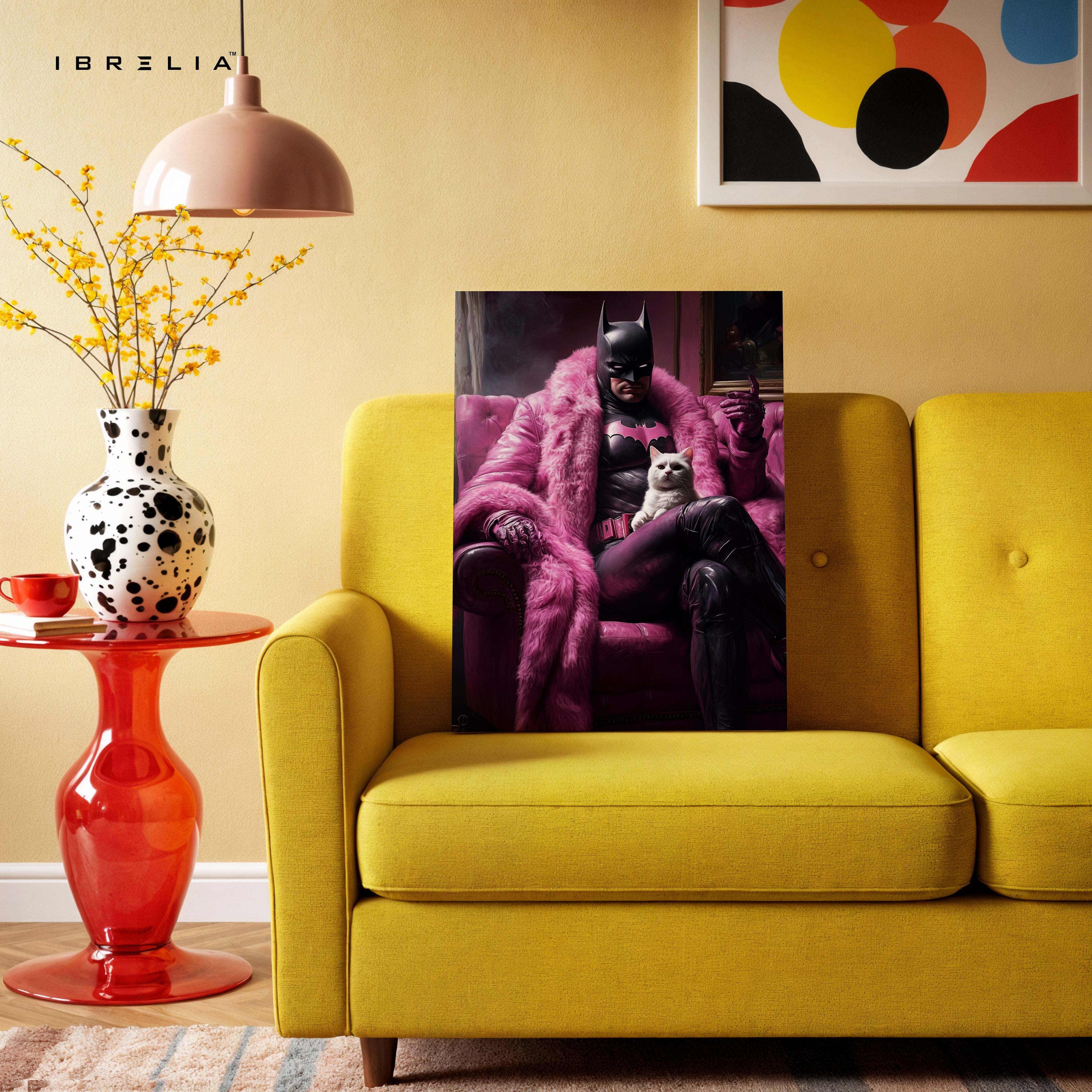 Batman Pink Luxury Art – 4K Ultra Wrap Frame Wall Art in Pakistan | IBRELIA™