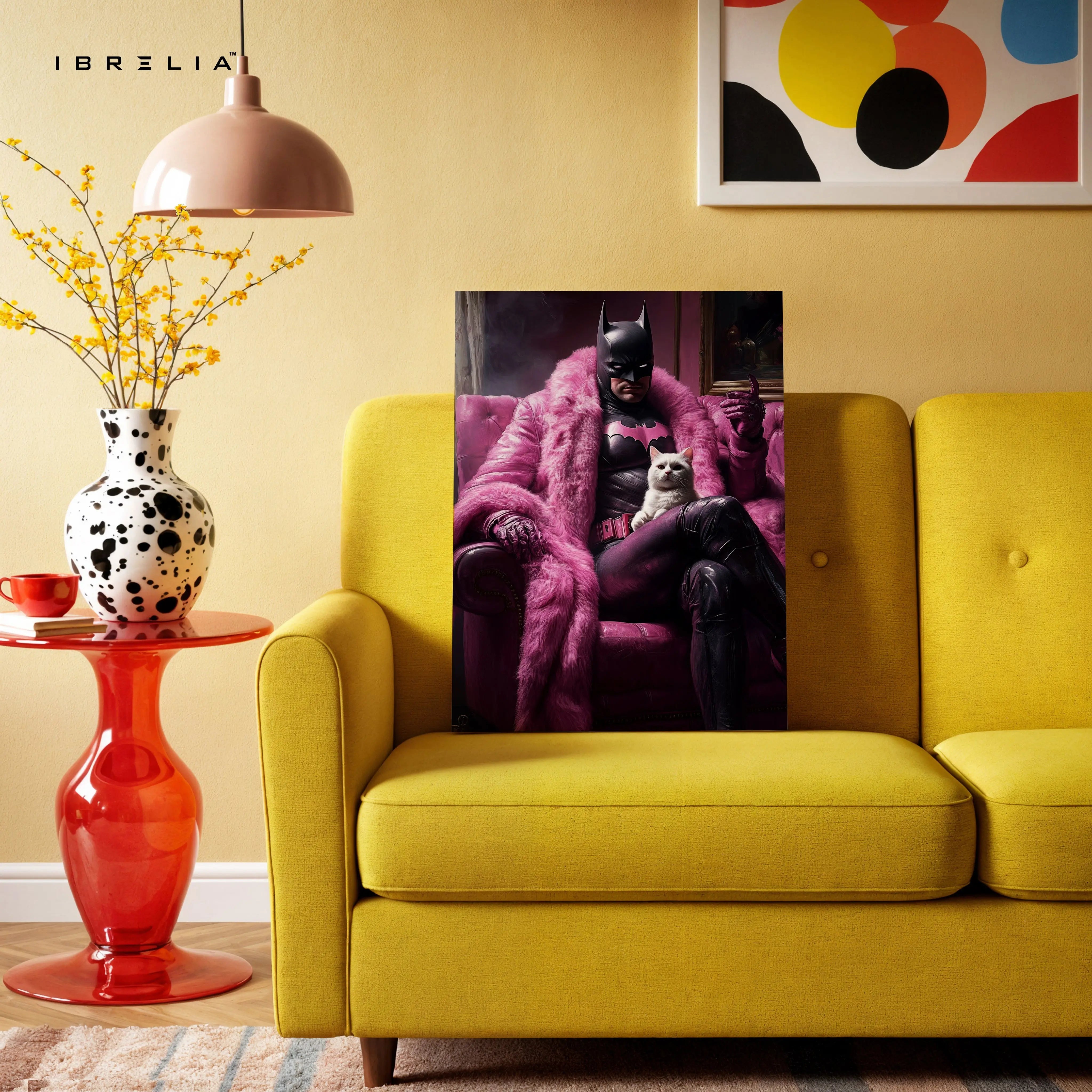 Batman Pink Luxury Art – 4K Ultra Wrap Frame Wall Art in Pakistan | IBRELIA™ IBRELIA