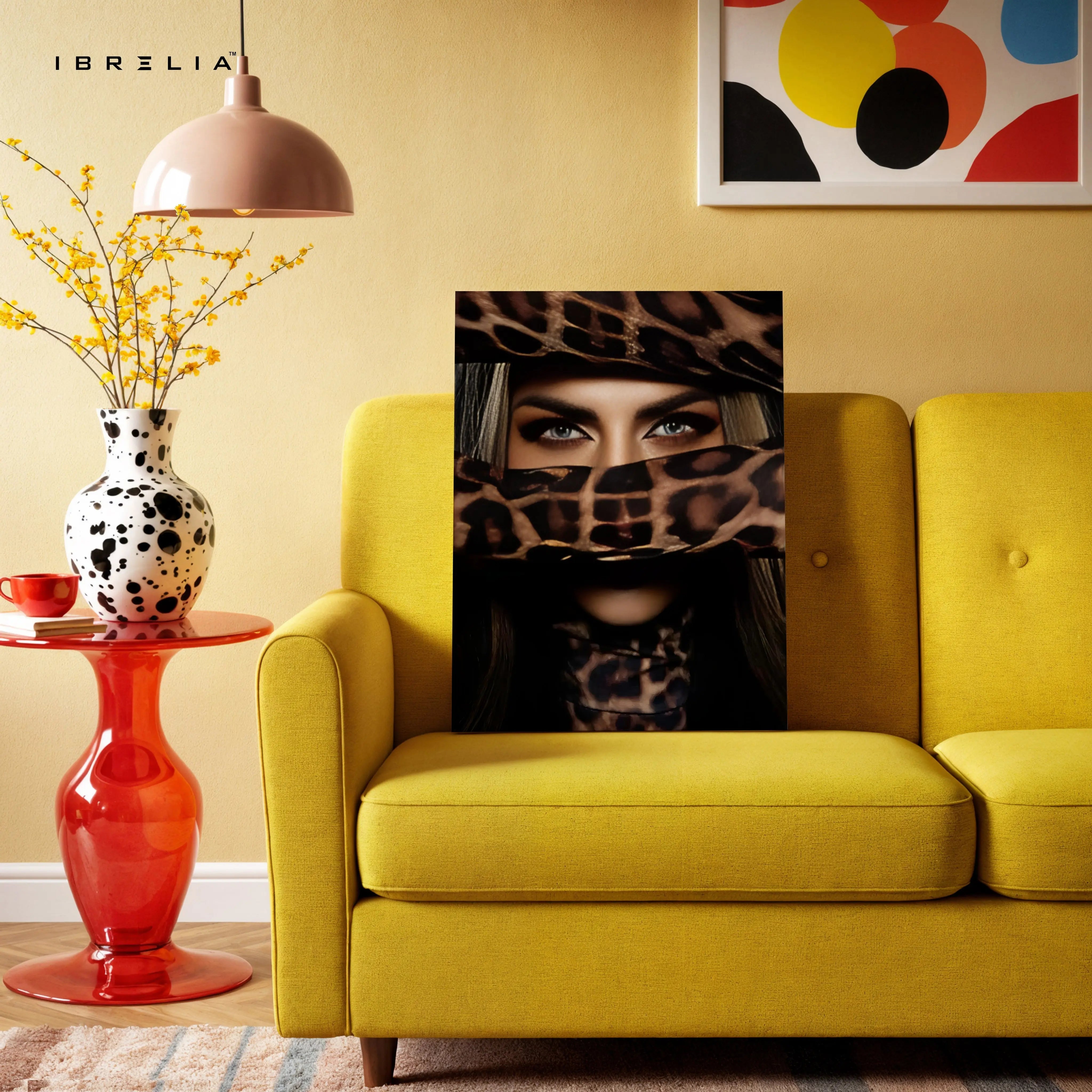 Veiled Leopard Queen Art – 4K Ultra Wrap Frame Wall Art in Pakistan | IBRELIA™ IBRELIA