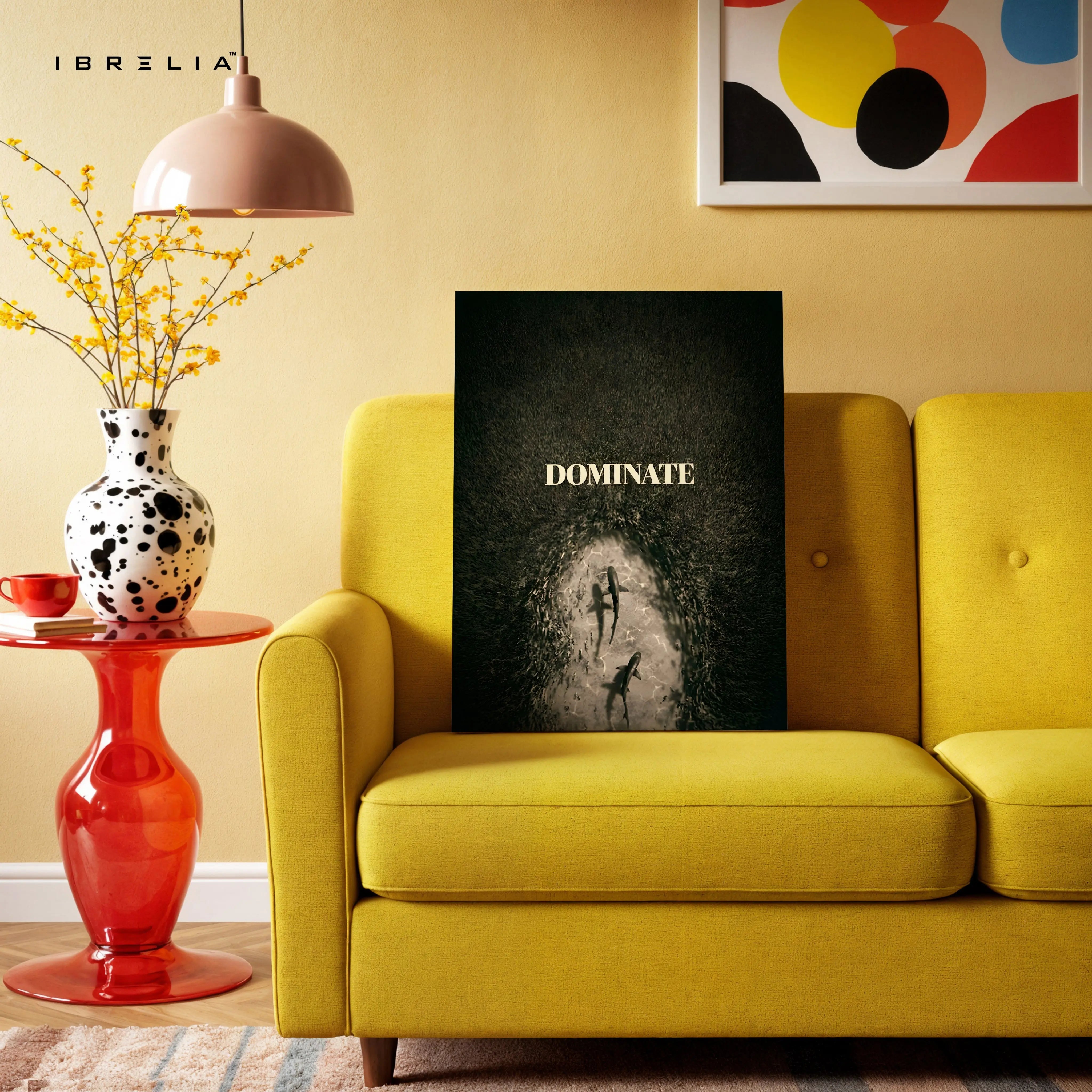 DOMINATE Mindset Art – 4K Ultra Wrap Frame Wall Art in Pakistan | IBRELIA™ IBRELIA