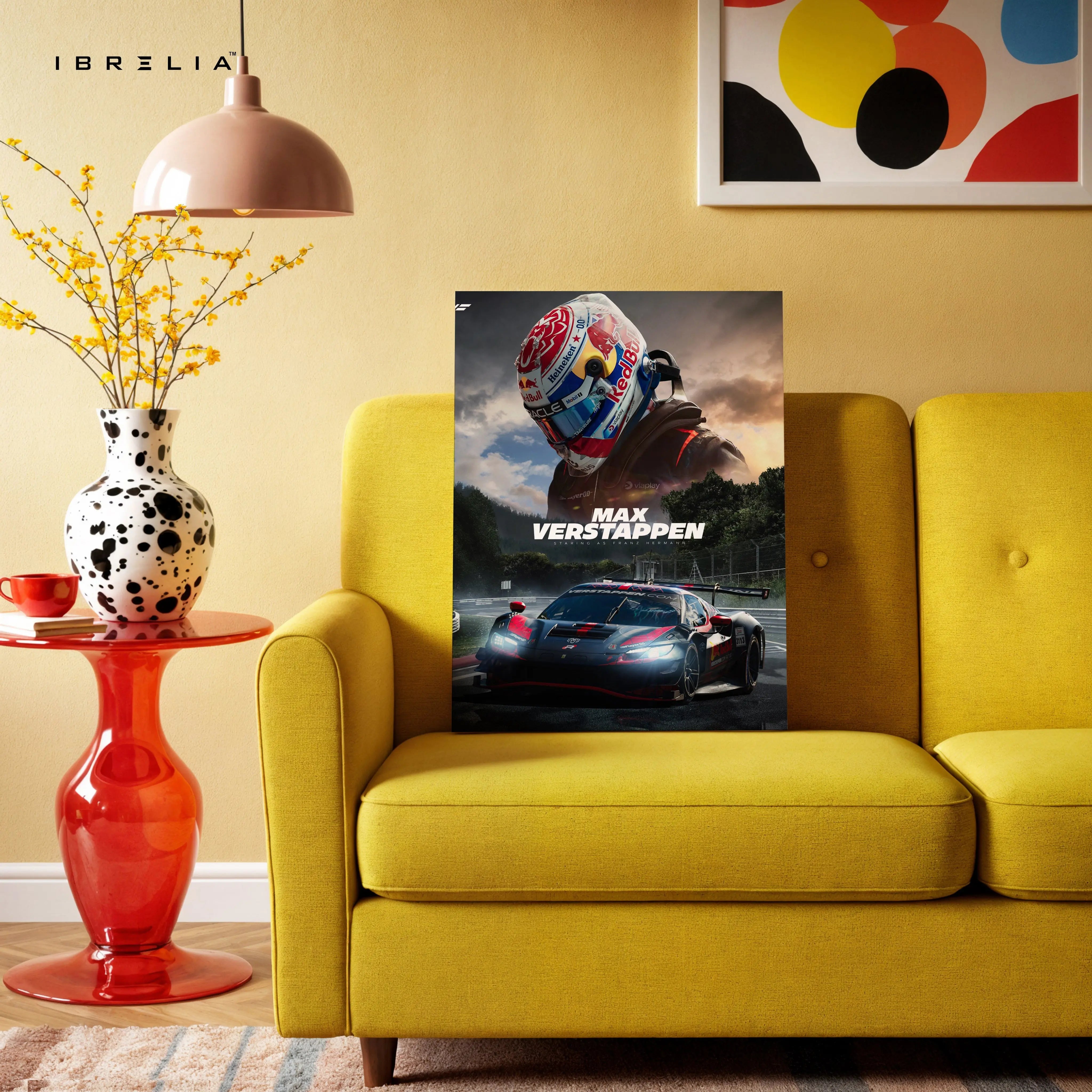 Max Verstappen Champion Drive – Formula 1 Motorsport Wall Art | 4K Ultra Wrap Frame Wall Art in Pakistan | IBRELIA™ IBRELIA