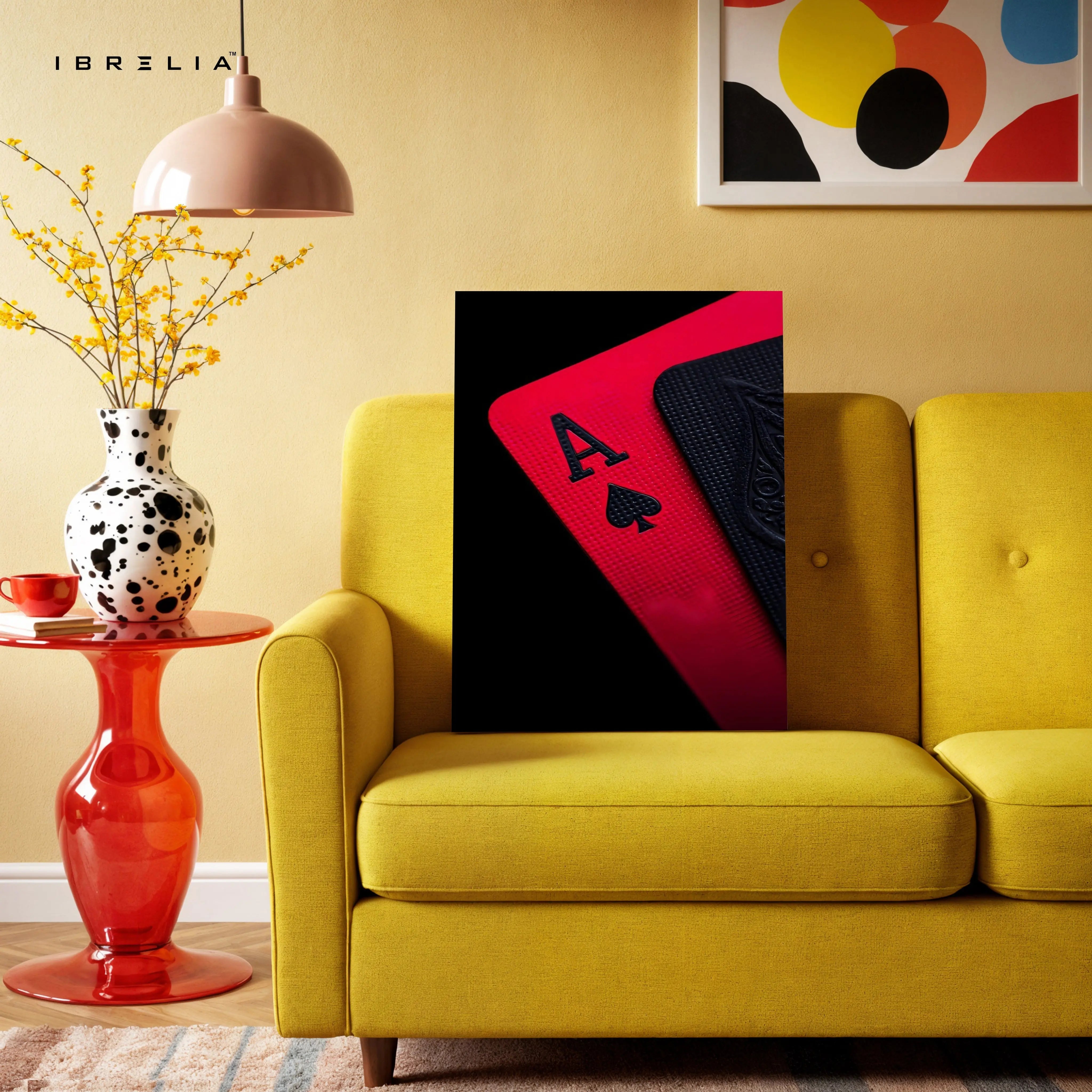 Ace of Spades Power Card – 4K Ultra Wrap Frame Wall Art in Pakistan | IBRELIA™ IBRELIA