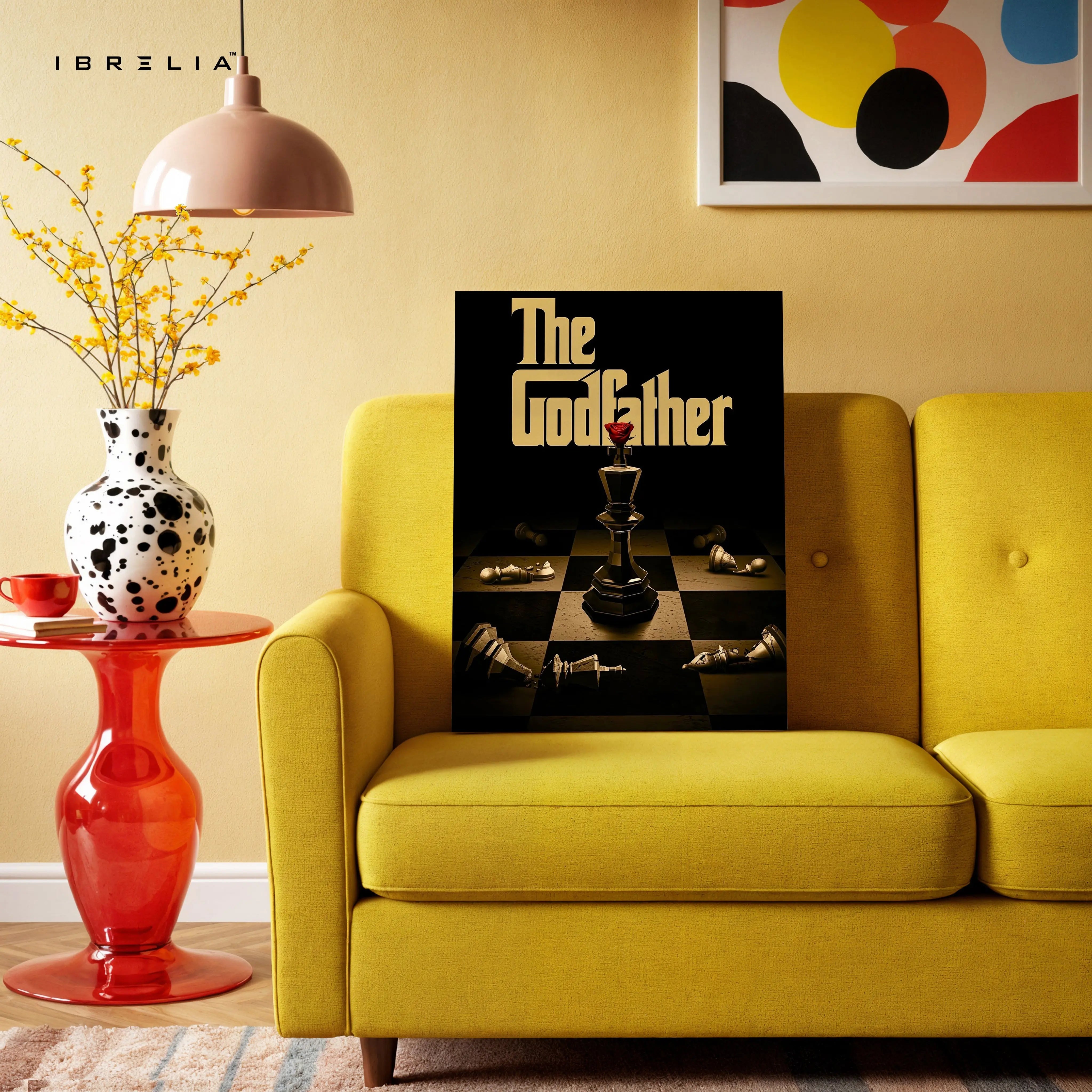The Godfather Chess Power Art – 4K Ultra Wrap Frame Wall Art in Pakistan | IBRELIA™ IBRELIA