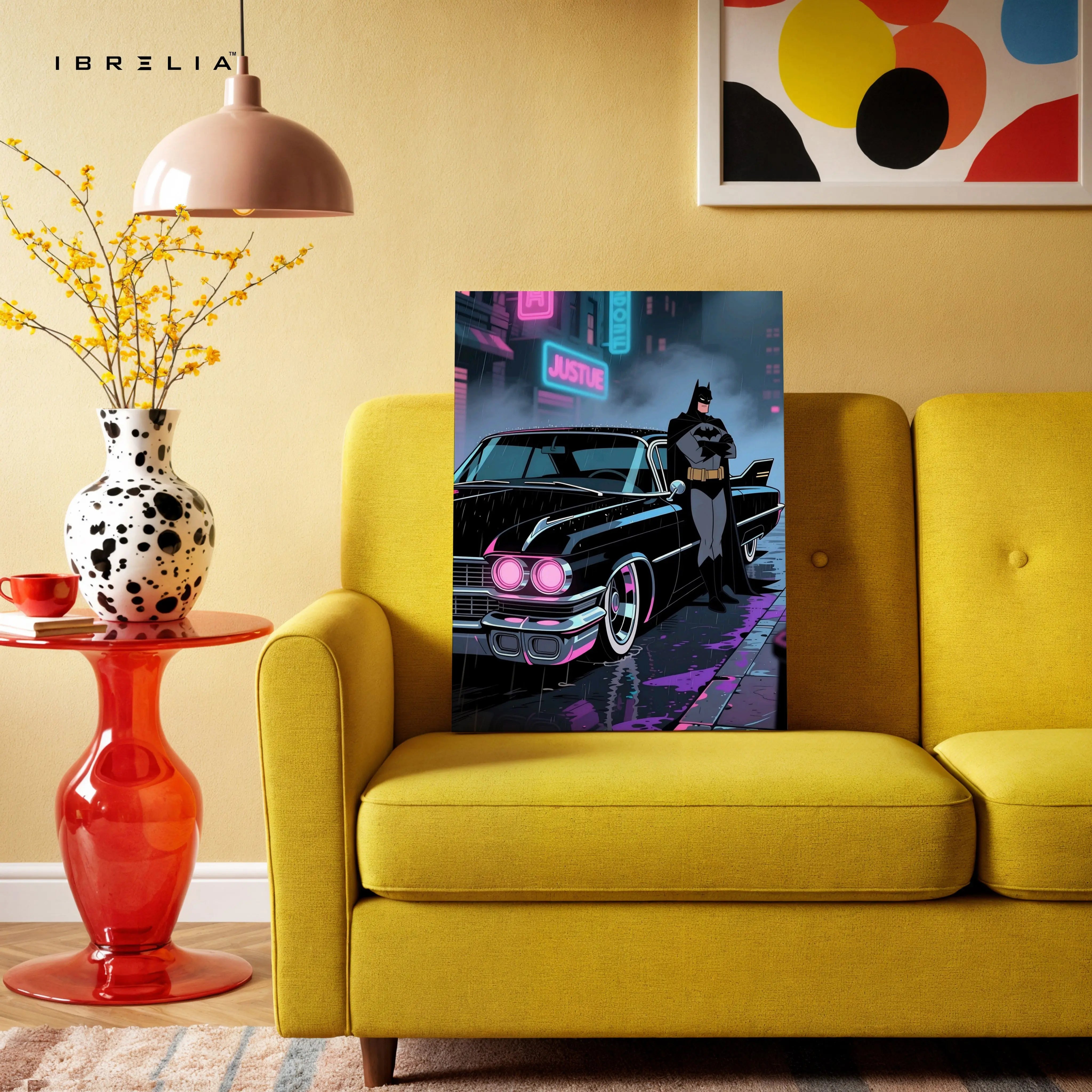 Batman Justice Night Art – 4K Ultra Wrap Frame Wall Art in Pakistan | IBRELIA™ IBRELIA