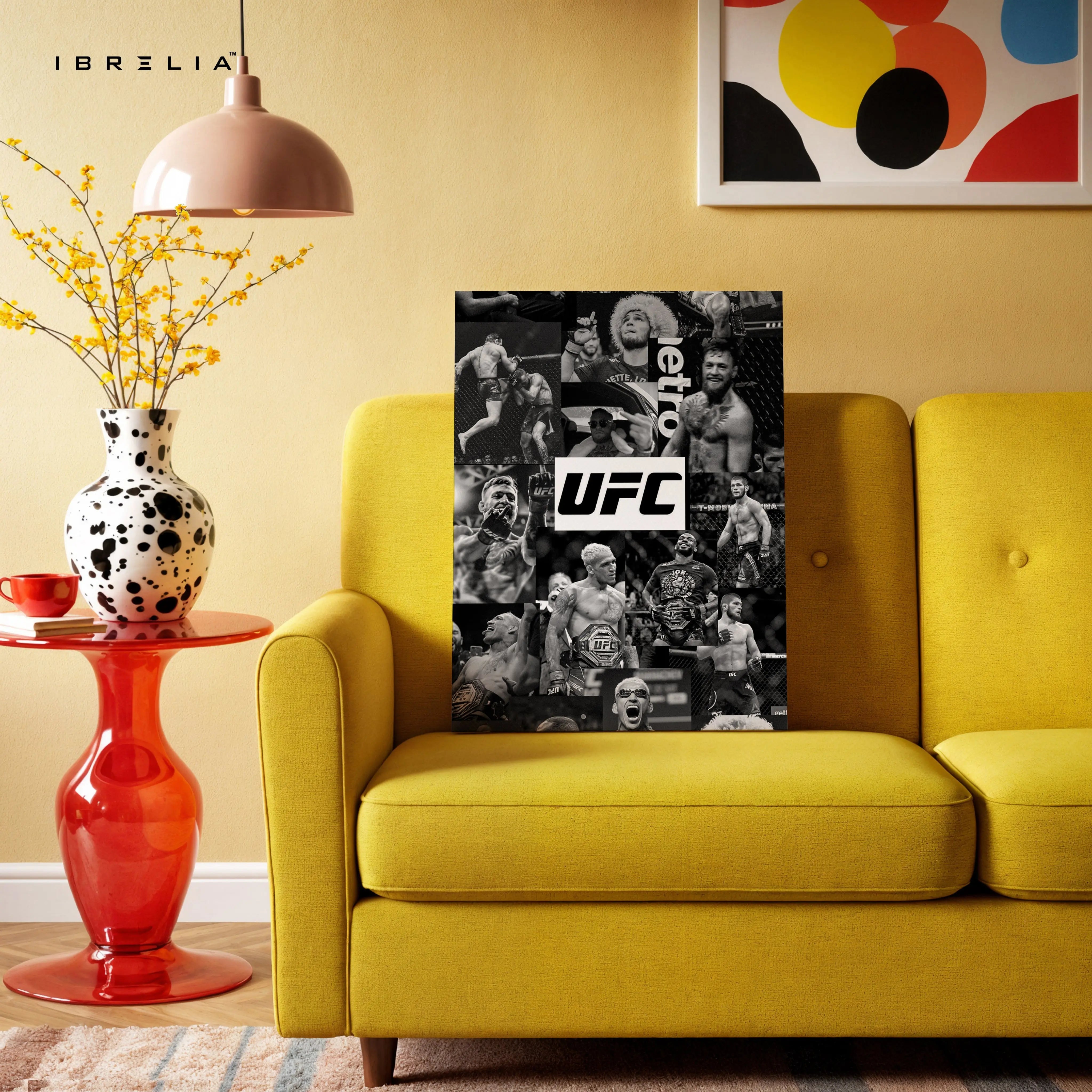 UFC Legends Collage Art – 4K Ultra Wrap Frame Wall Art in Pakistan | IBRELIA™ IBRELIA