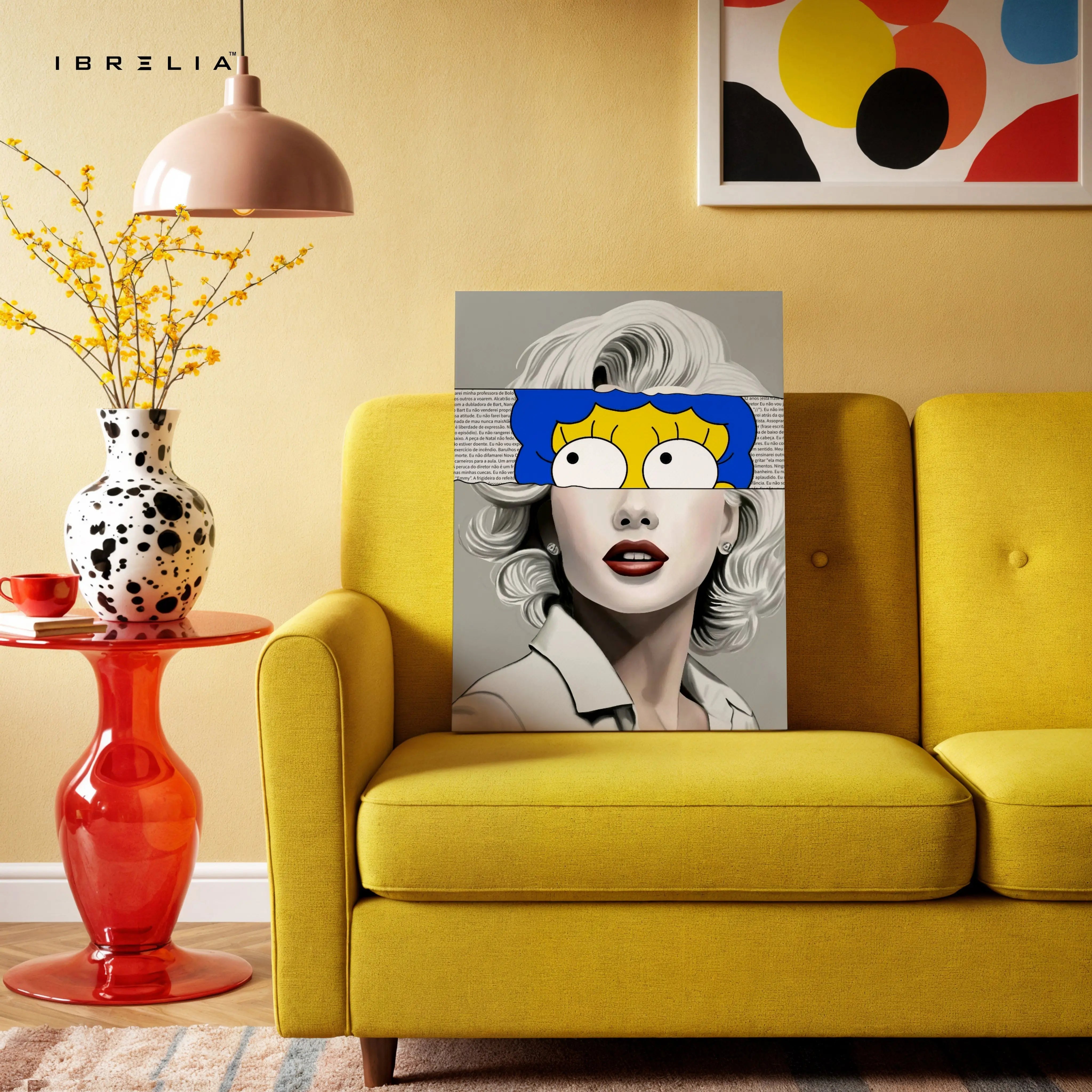 Pop Art Vintage Portrait Fusion – 4K Ultra Wrap Frame Wall Art in Pakistan | IBRELIA™ IBRELIA