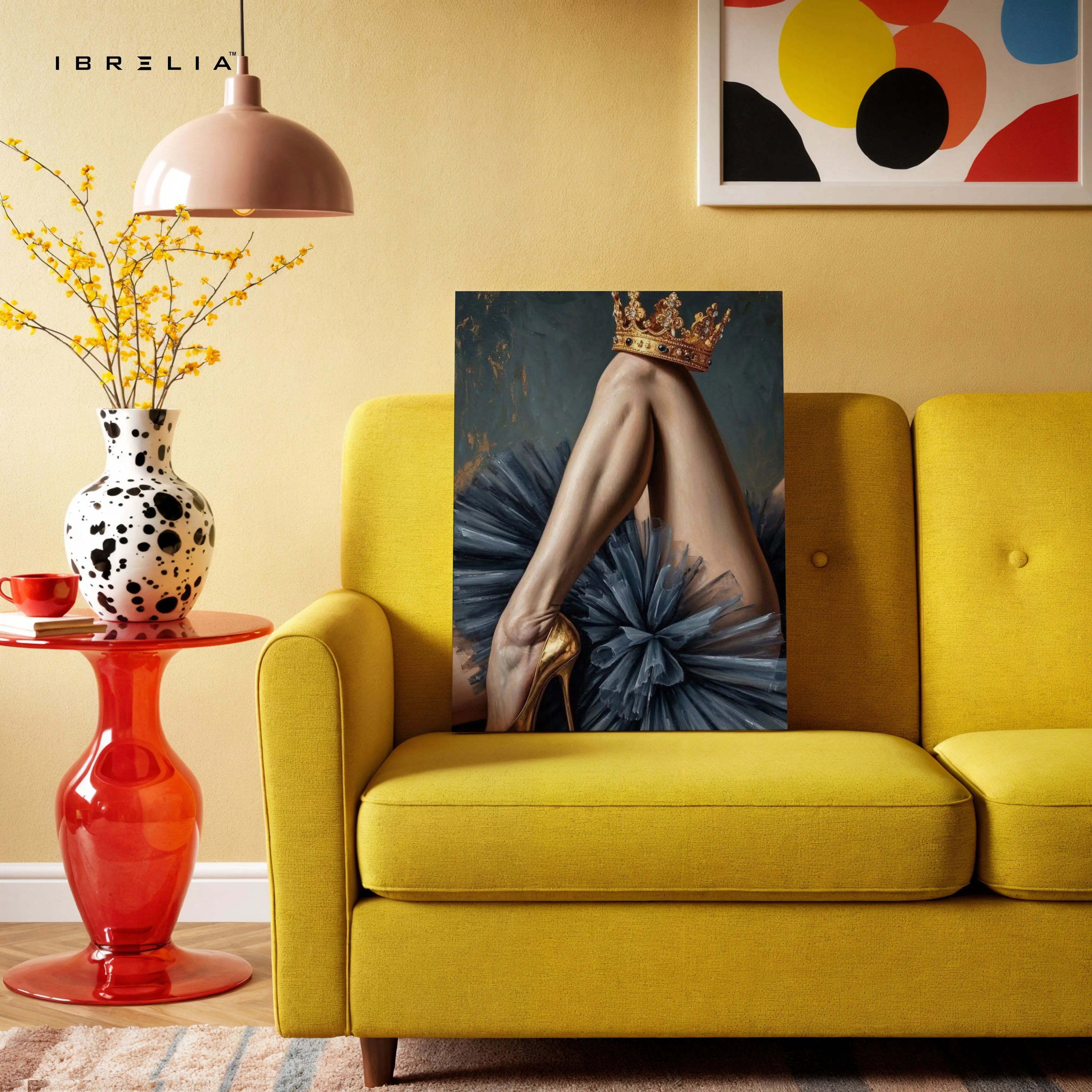 Crowned Elegance Art – 4K Ultra Wrap Frame Wall Art in Pakistan | IBRELIA™ IBRELIA