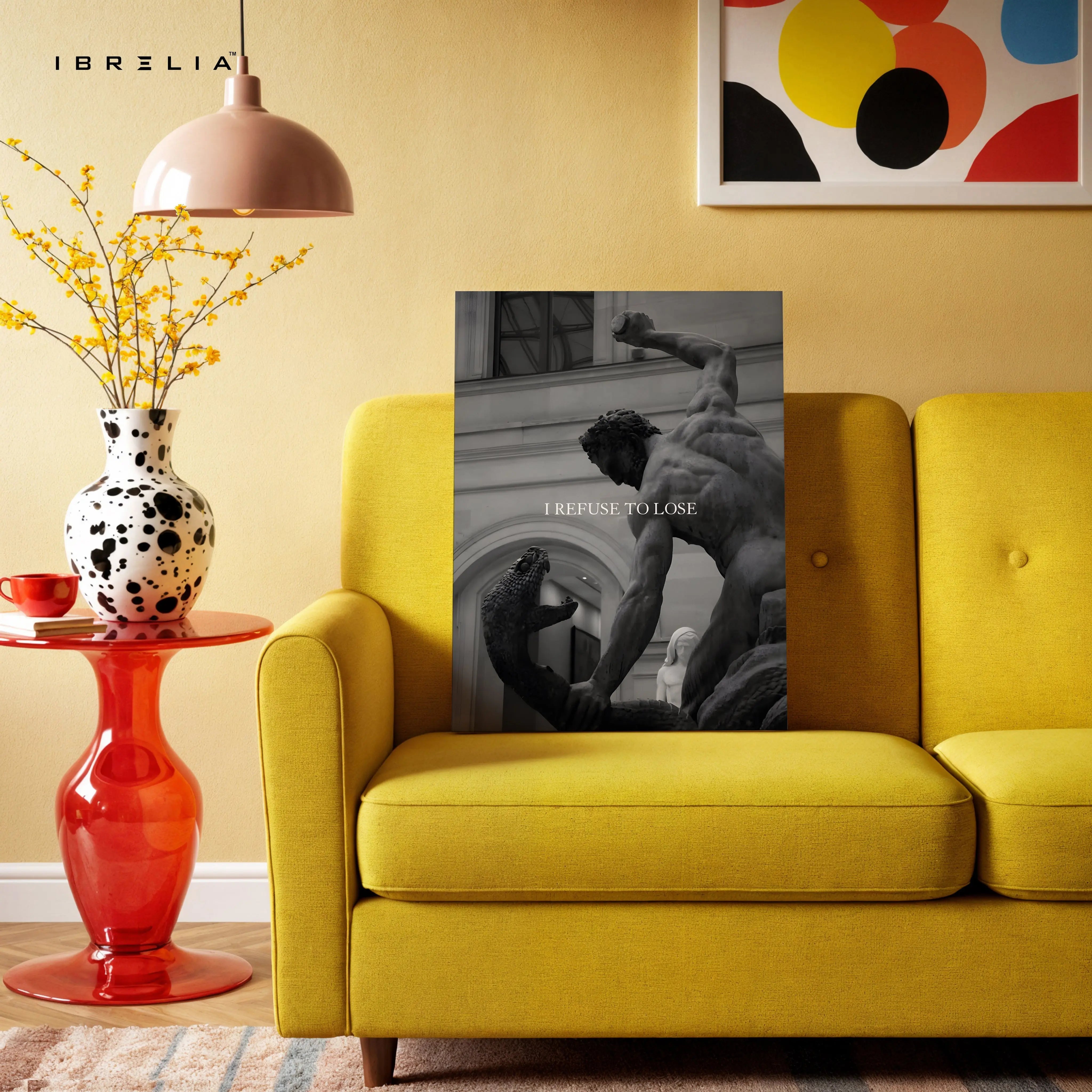 I Refuse To Lose Statue Art – 4K Ultra Wrap Frame Wall Art in Pakistan | IBRELIA™ IBRELIA