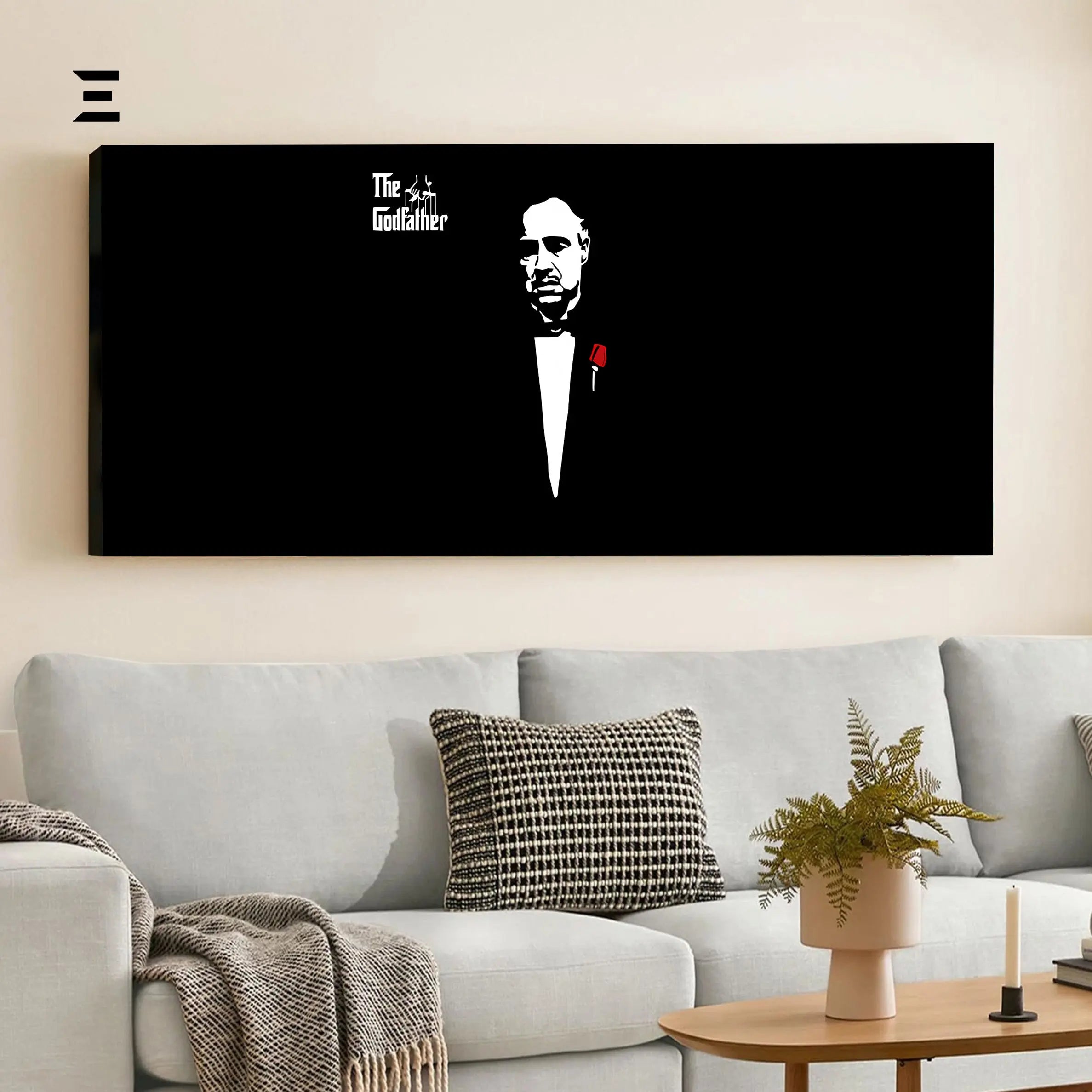 Ultra Wide Wall Art – The Godfather Minimal Classic Design | IBRELIA™ IBRELIA