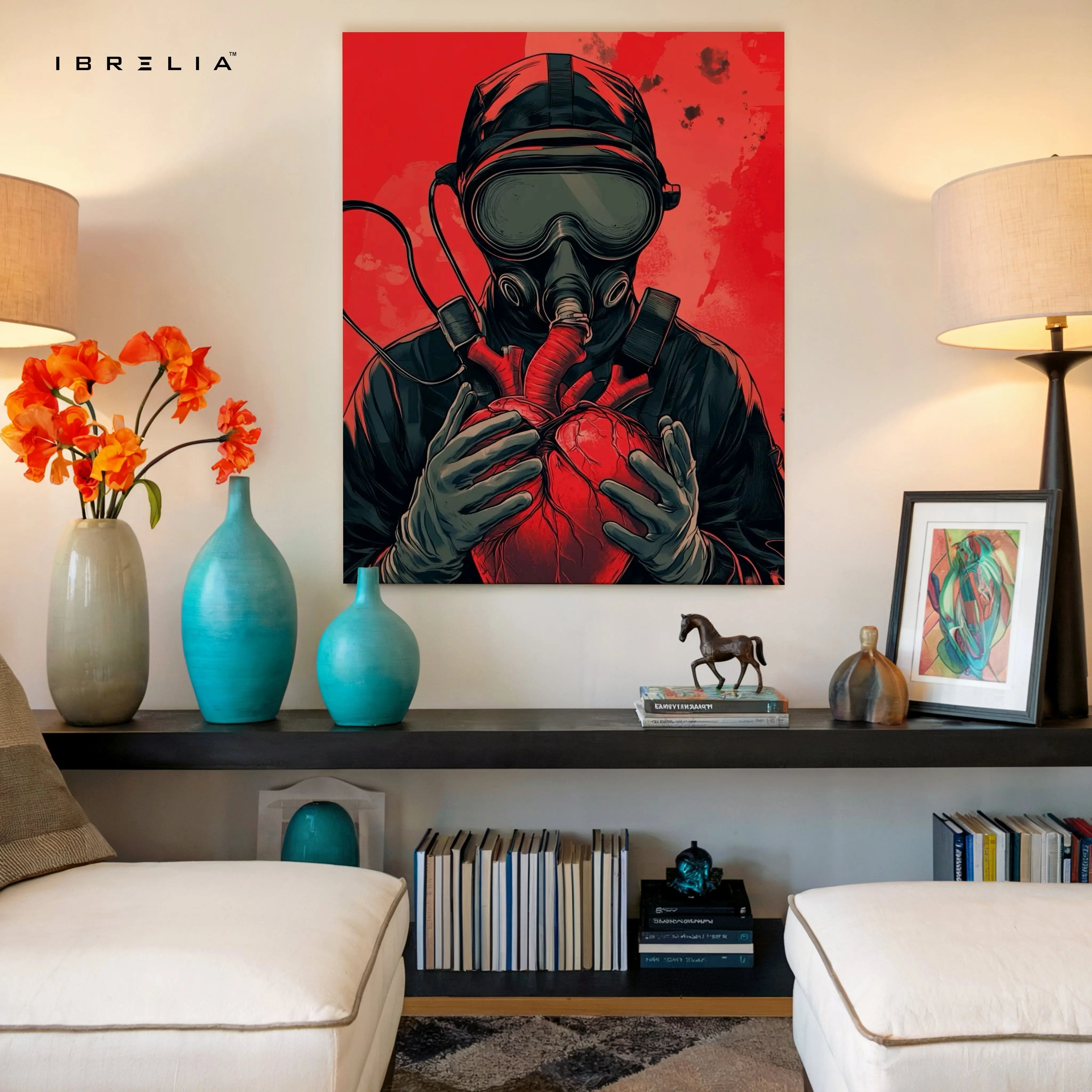 Toxic Love Heart Art – 4K Ultra Wrap Frame Wall Art in Pakistan | IBRELIA™ IBRELIA