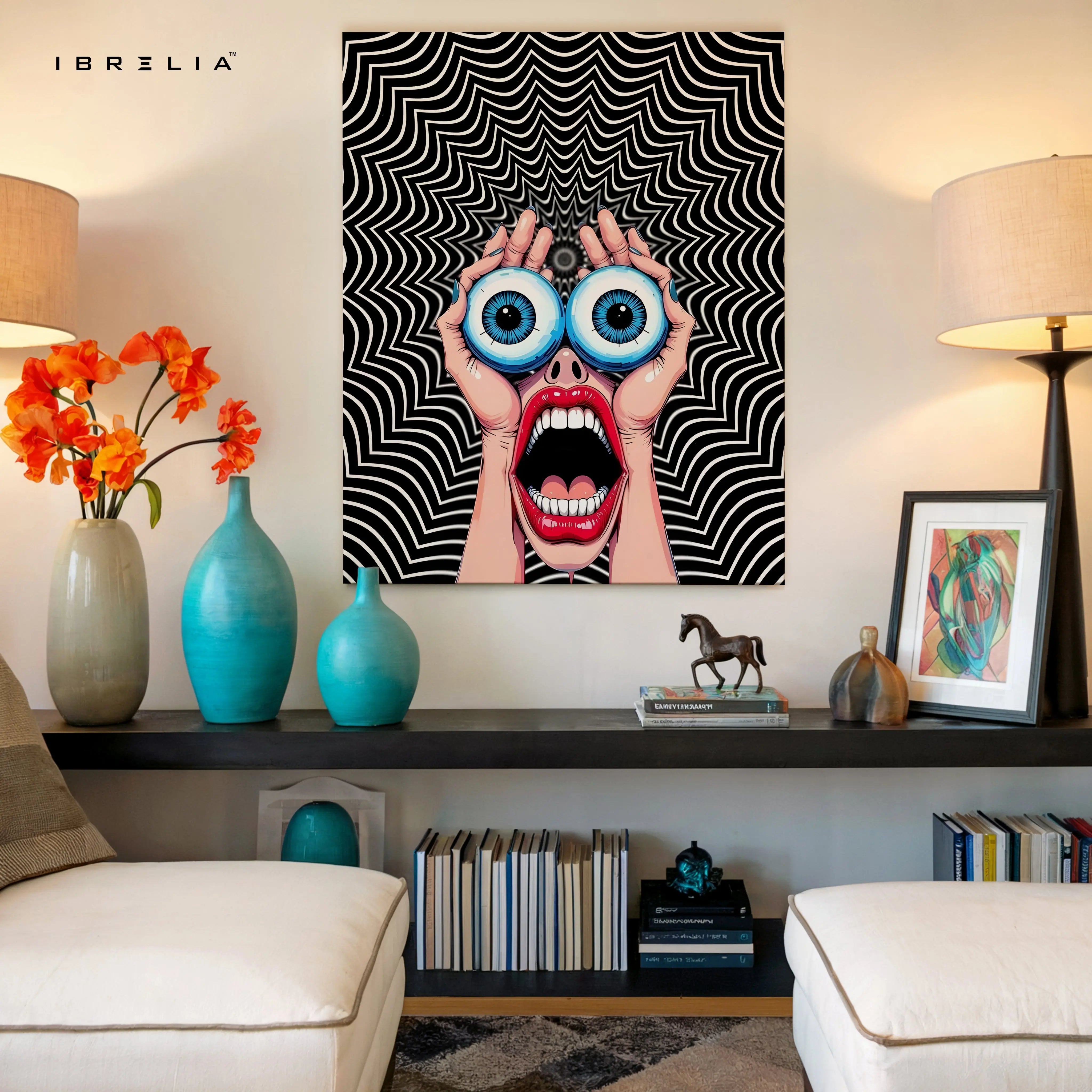 Surreal Shock Vision Art – 4K Ultra Wrap Frame Wall Art in Pakistan | IBRELIA™ IBRELIA
