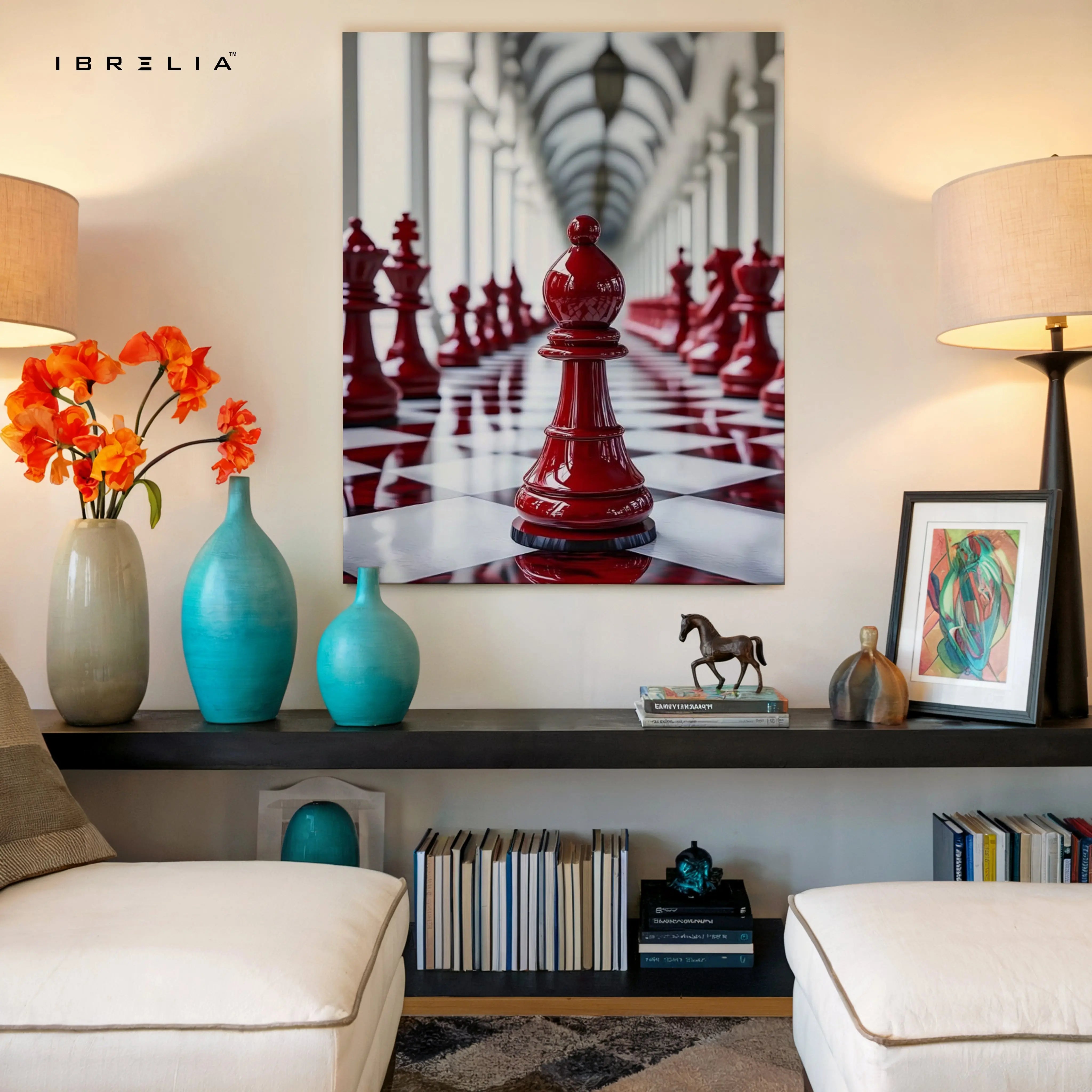 Red Queen Strategy Art – 4K Ultra Wrap Frame Wall Art in Pakistan | IBRELIA™ IBRELIA