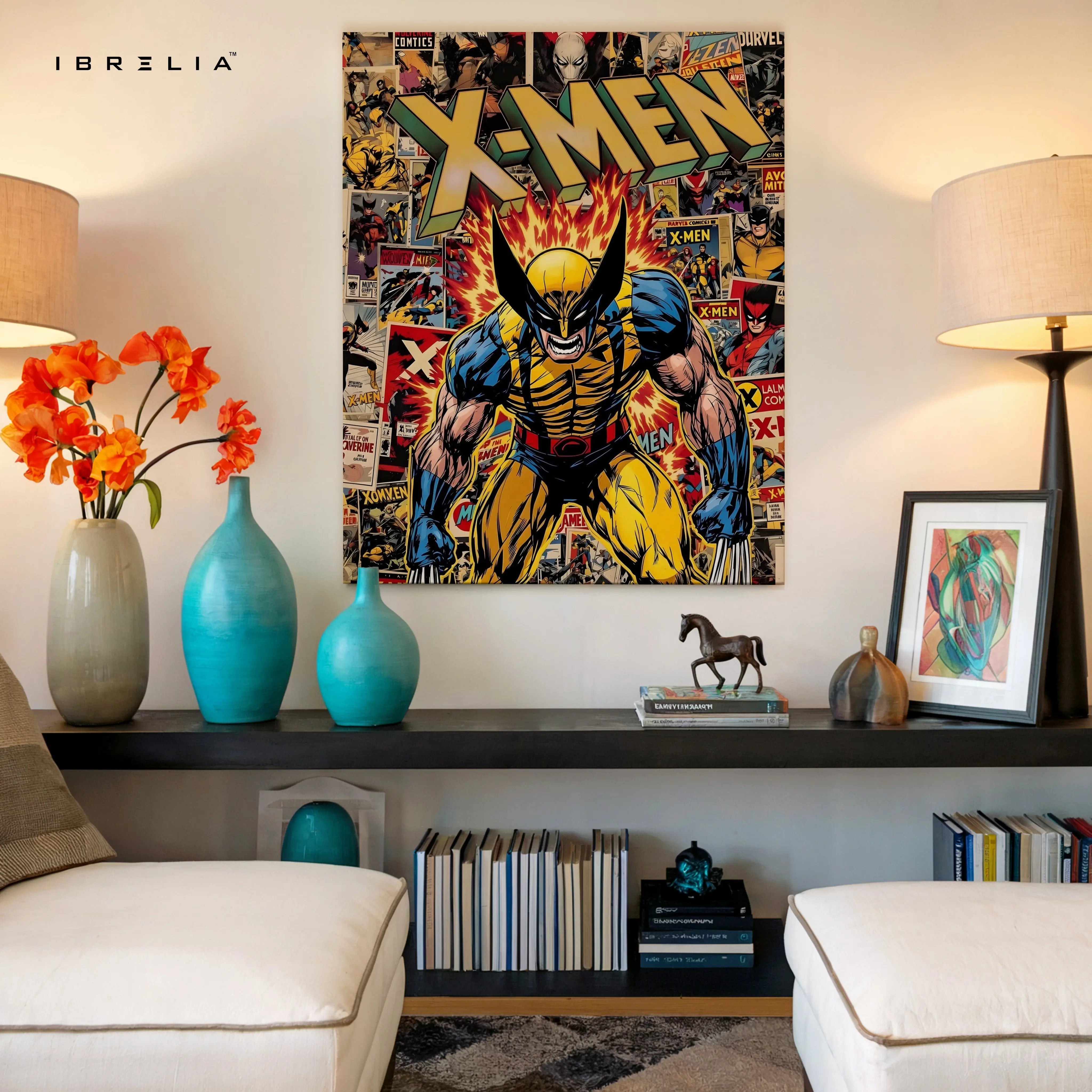 X-Men Wolverine Comic Art – 4K Ultra Wrap Frame Wall Art in Pakistan | IBRELIA™ IBRELIA