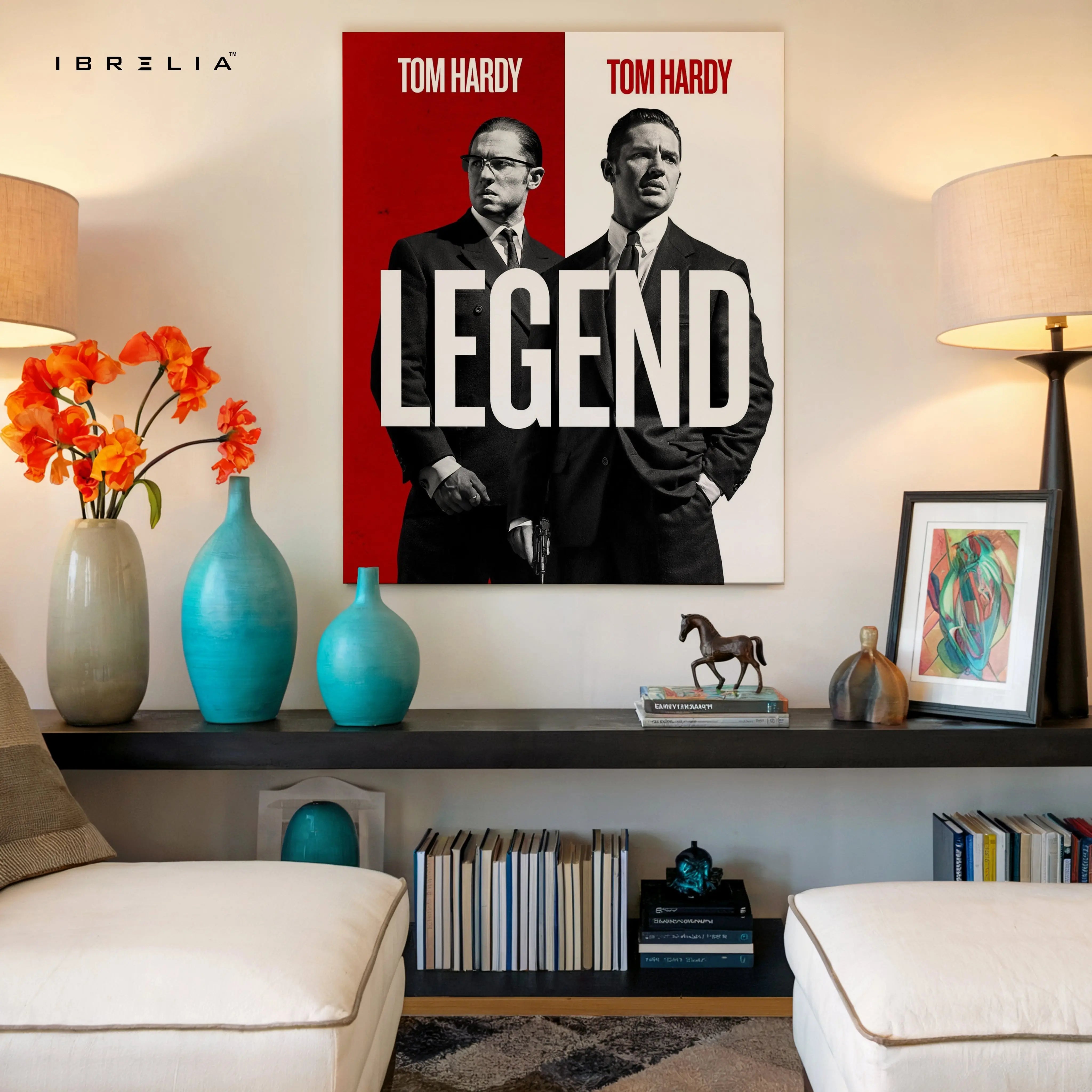 Legend Movie Twin Power Art – 4K Ultra Wrap Frame Wall Art in Pakistan | IBRELIA™ IBRELIA