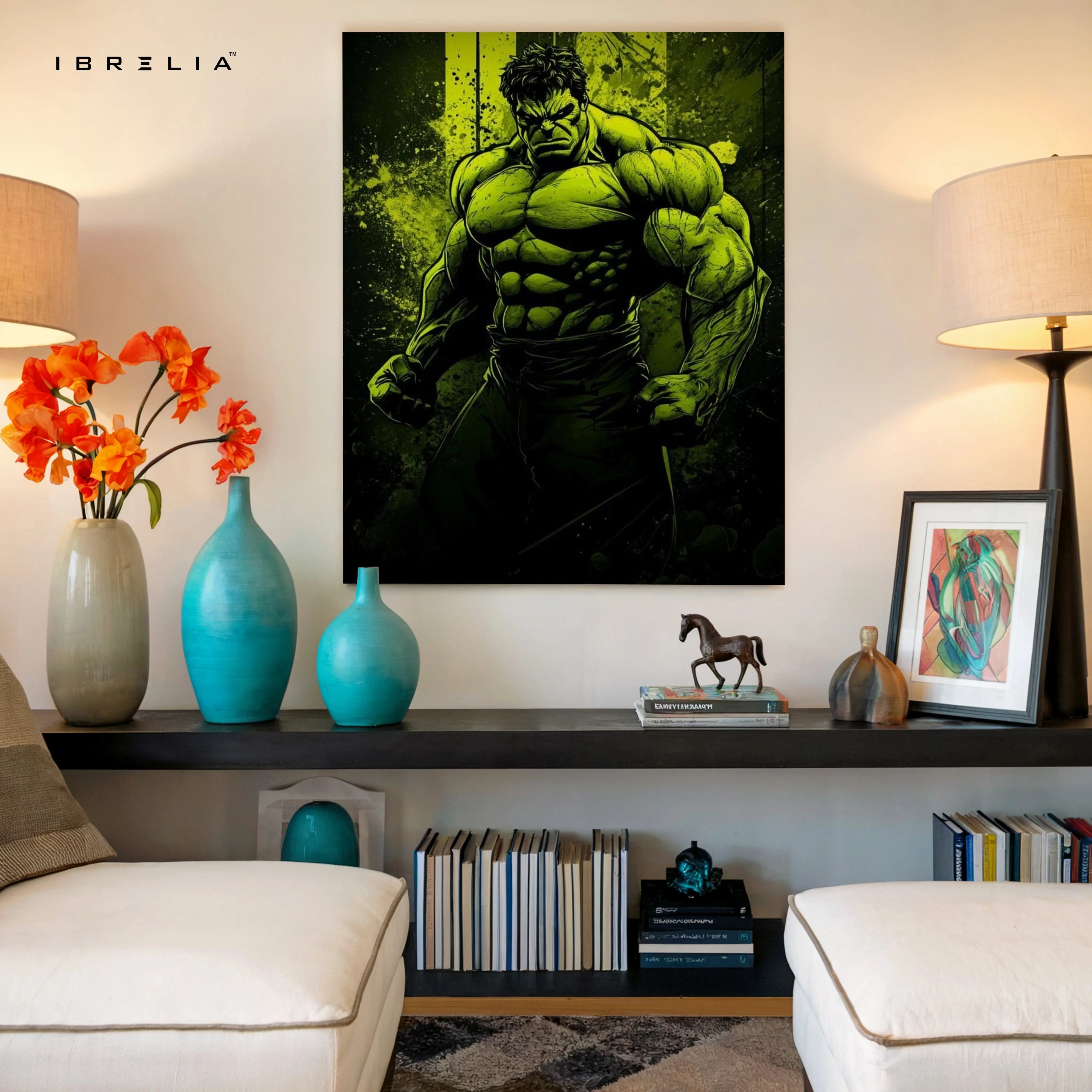 Hulk Rage Power Art – 4K Ultra Wrap Frame Wall Art in Pakistan | IBRELIA™ IBRELIA
