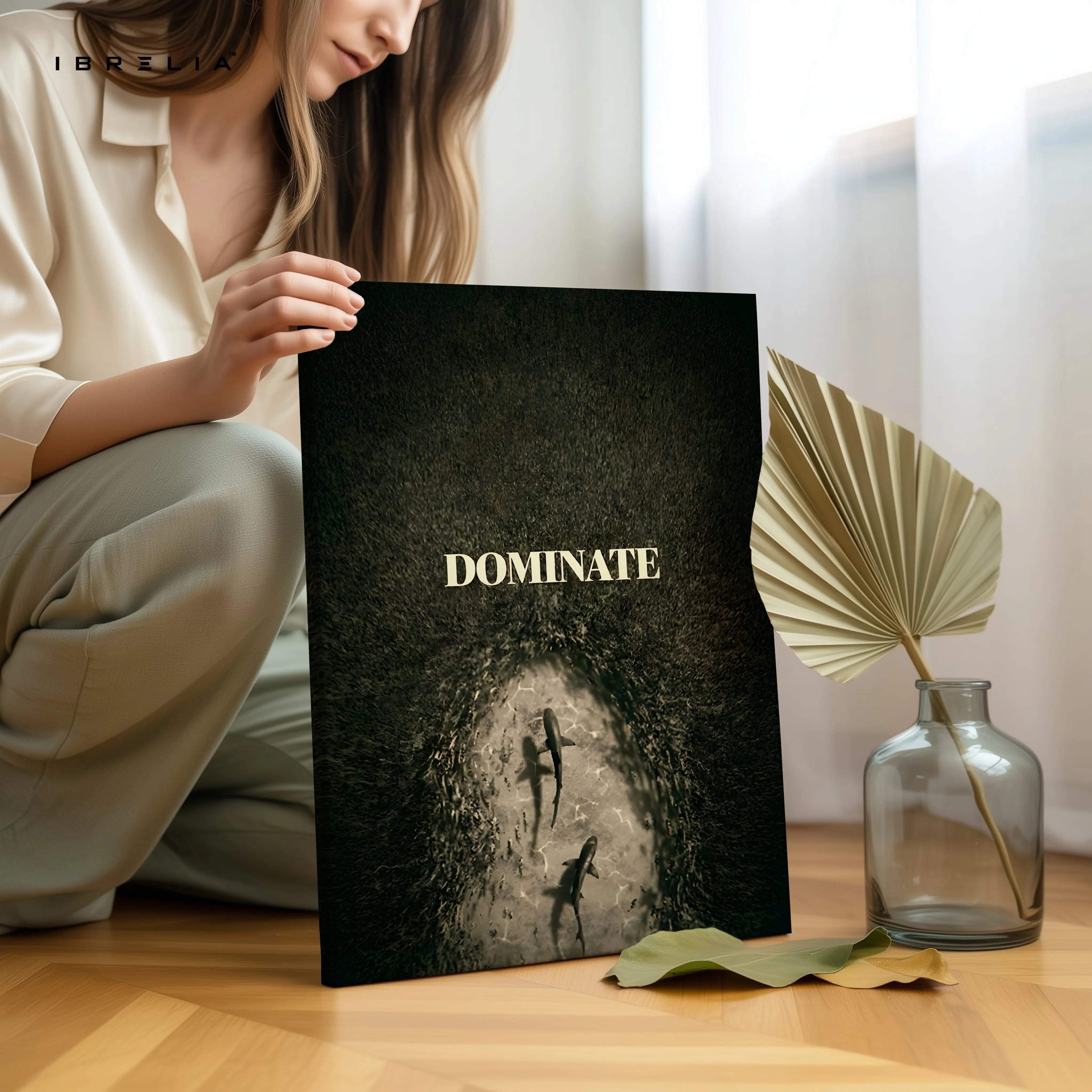 DOMINATE Mindset Art – 4K Ultra Wrap Frame Wall Art in Pakistan | IBRELIA™ IBRELIA