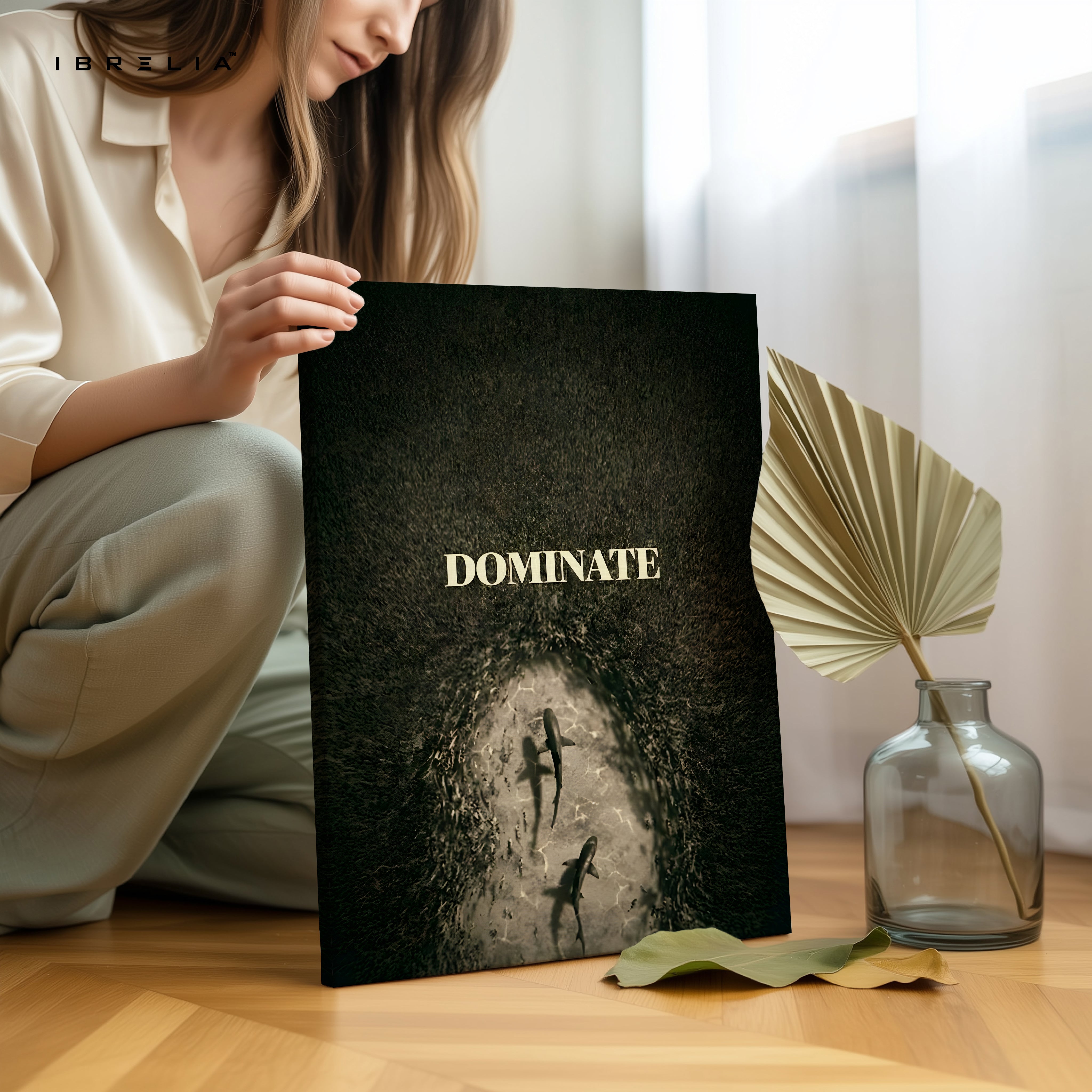 DOMINATE Mindset Art – 4K Ultra Wrap Frame Wall Art in Pakistan | IBRELIA™