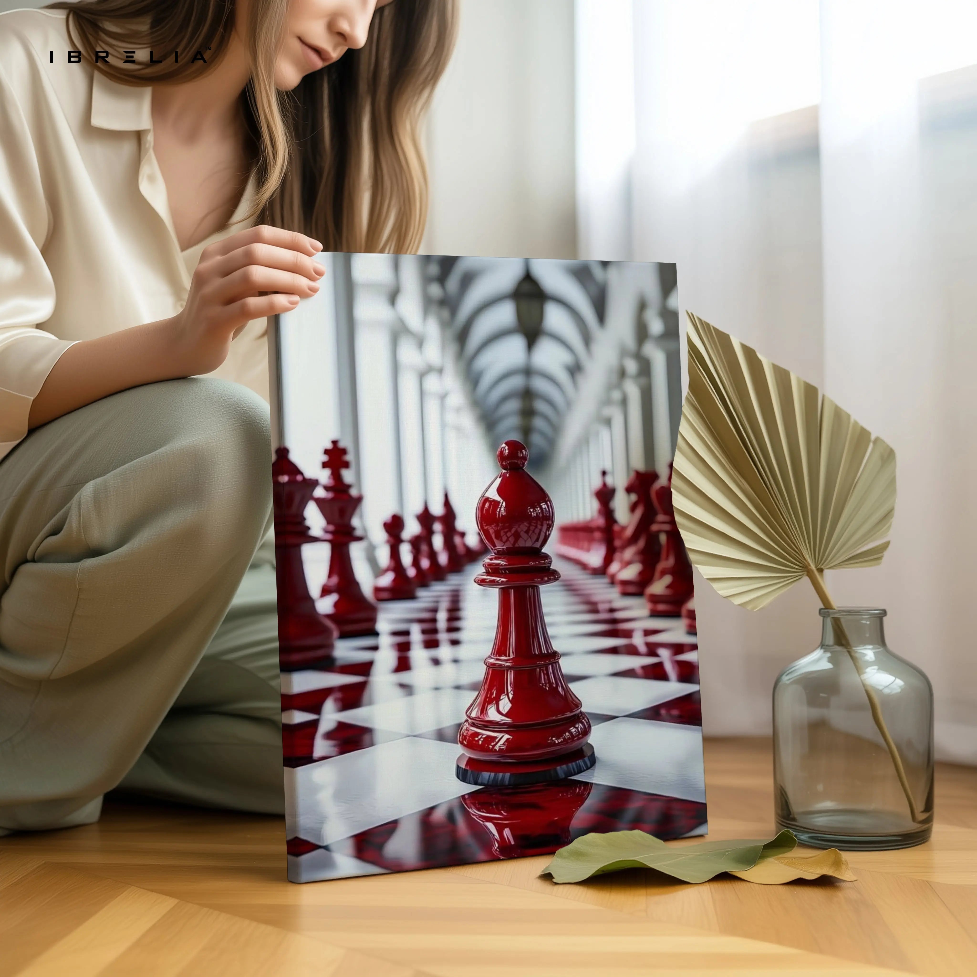 Red Queen Strategy Art – 4K Ultra Wrap Frame Wall Art in Pakistan | IBRELIA™ IBRELIA
