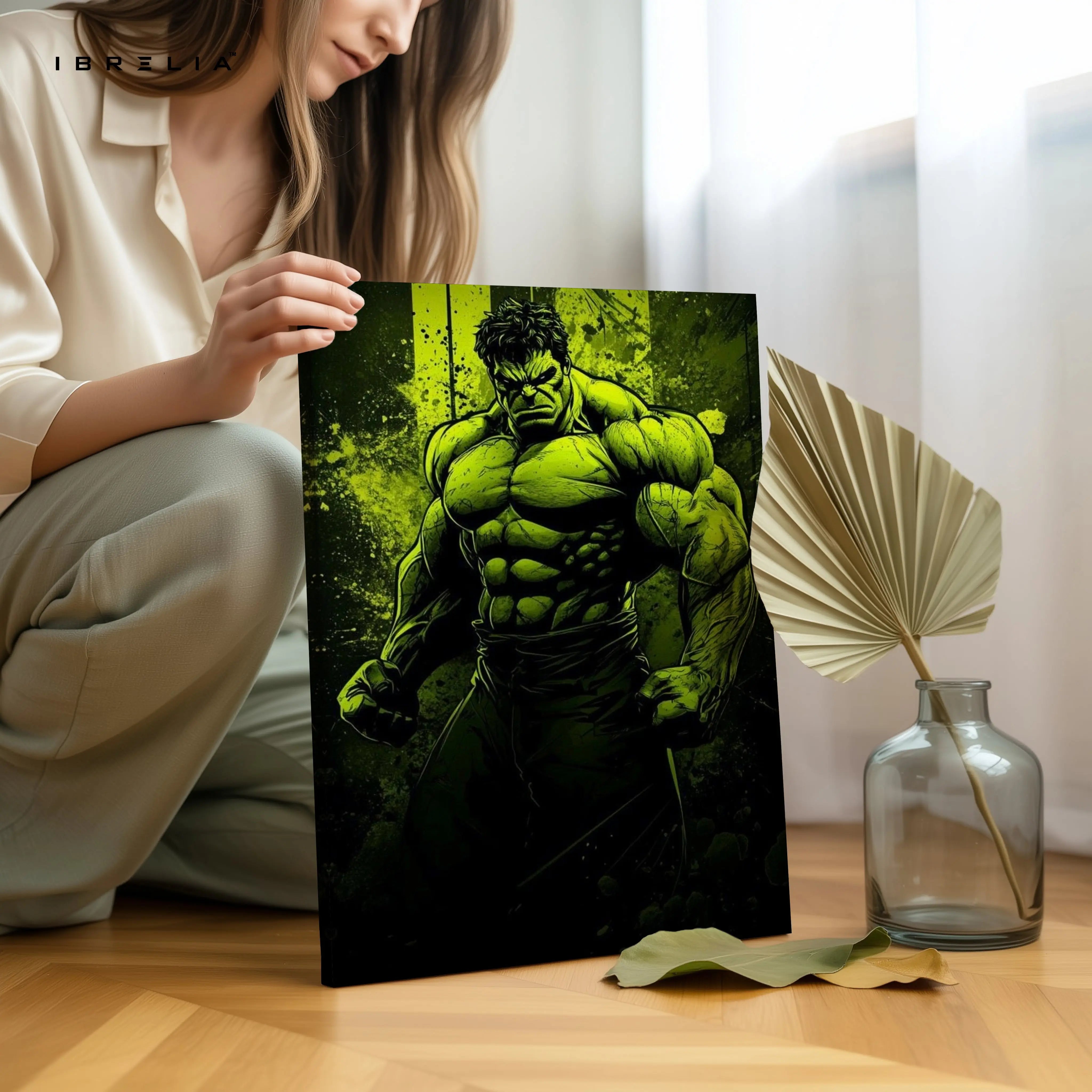 Hulk Rage Power Art – 4K Ultra Wrap Frame Wall Art in Pakistan | IBRELIA™ IBRELIA