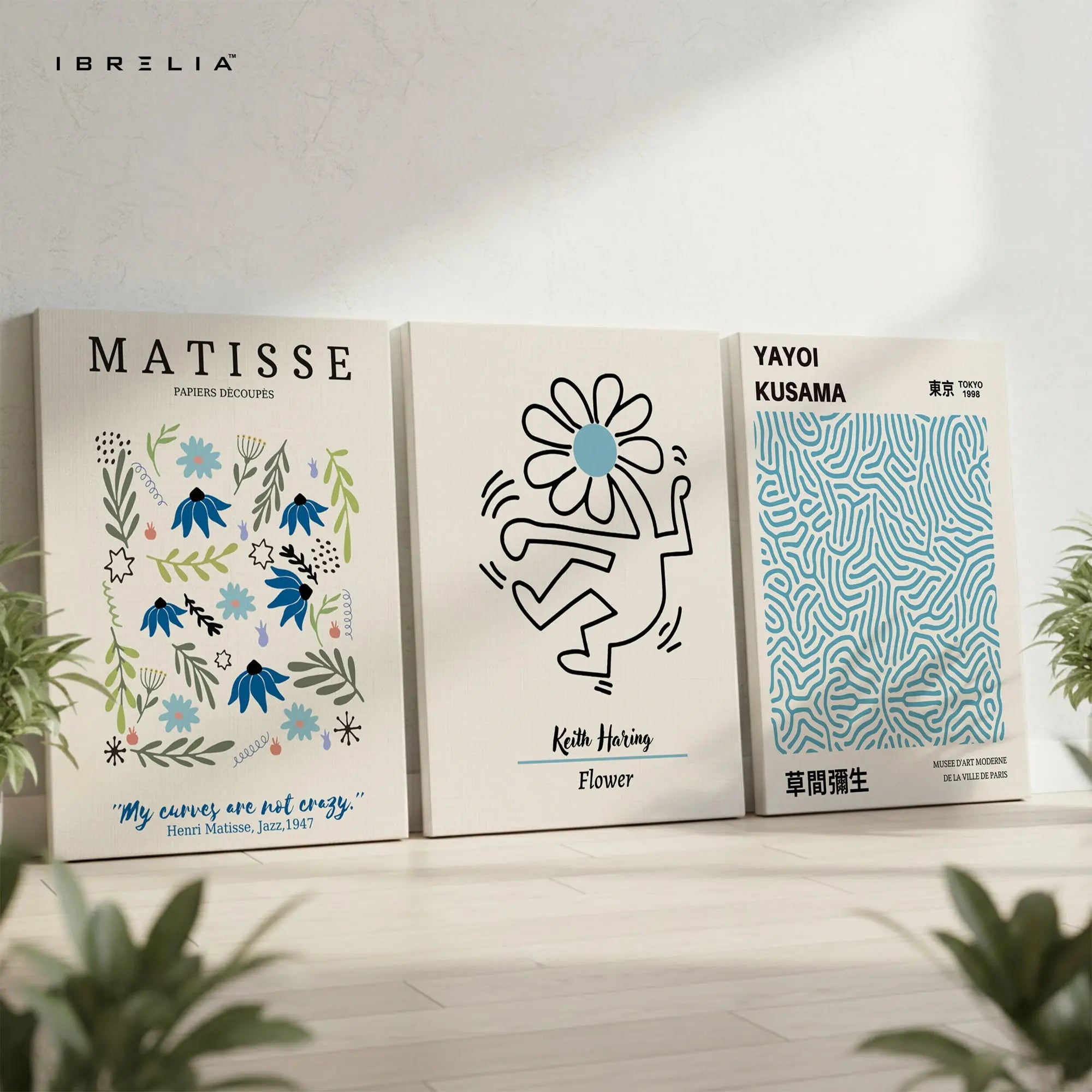 Modern Art Masters Floral Collection 3 Panel 4K Ultra HD Wall Art in Pakistan | IBRELIA™ IBRELIA